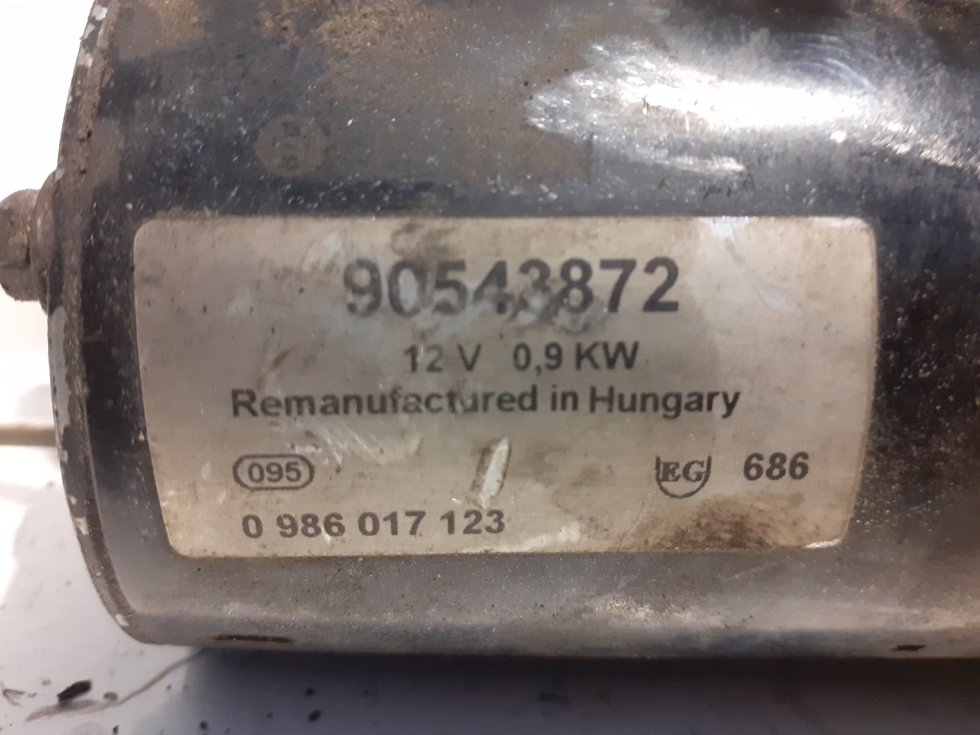 Motor arranque OPEL ASTRA G BERLINA 3
