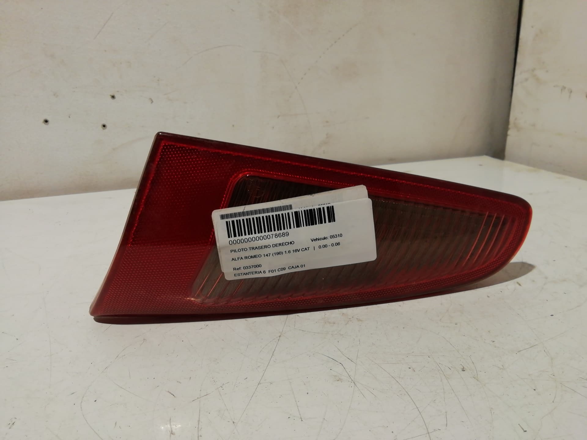 Piloto trasero derecho ALFA ROMEO 147 (190)
