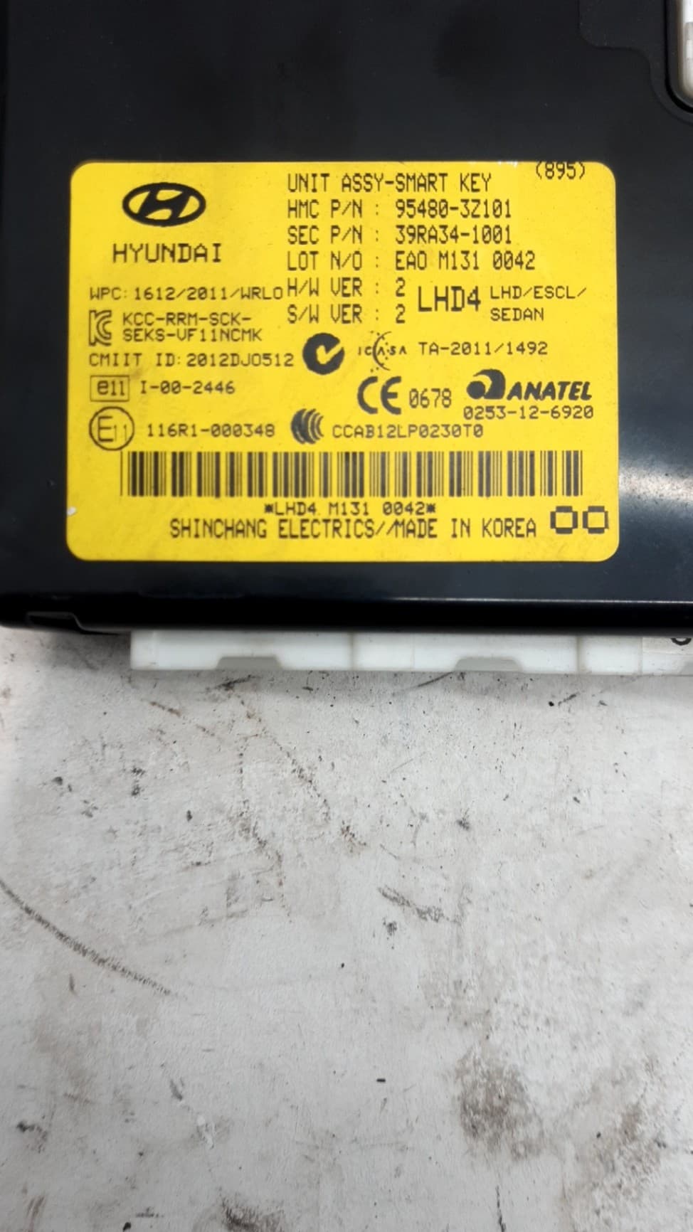 Modulo electronico HYUNDAI I40 4