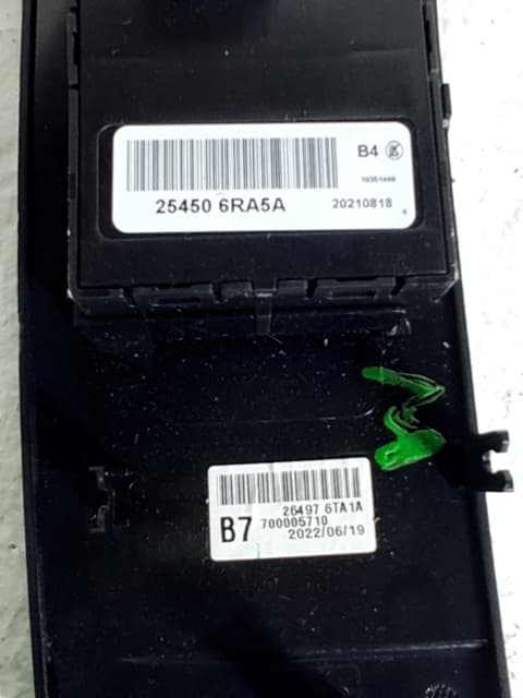 Mando techo solar NISSAN X-TRAIL 2