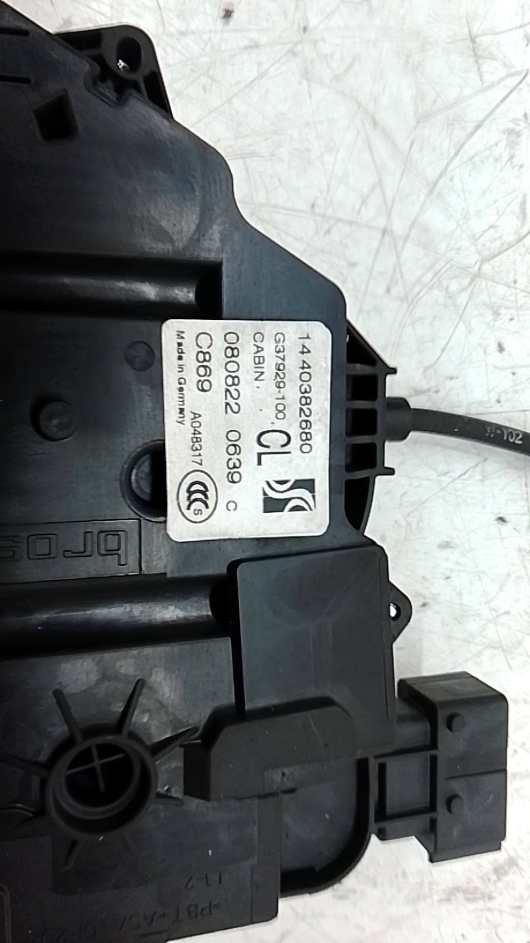 Cerradura puerta delantera izquierda CITROEN JUMPER CAJA ABIERTA (06.2006 =>) 3