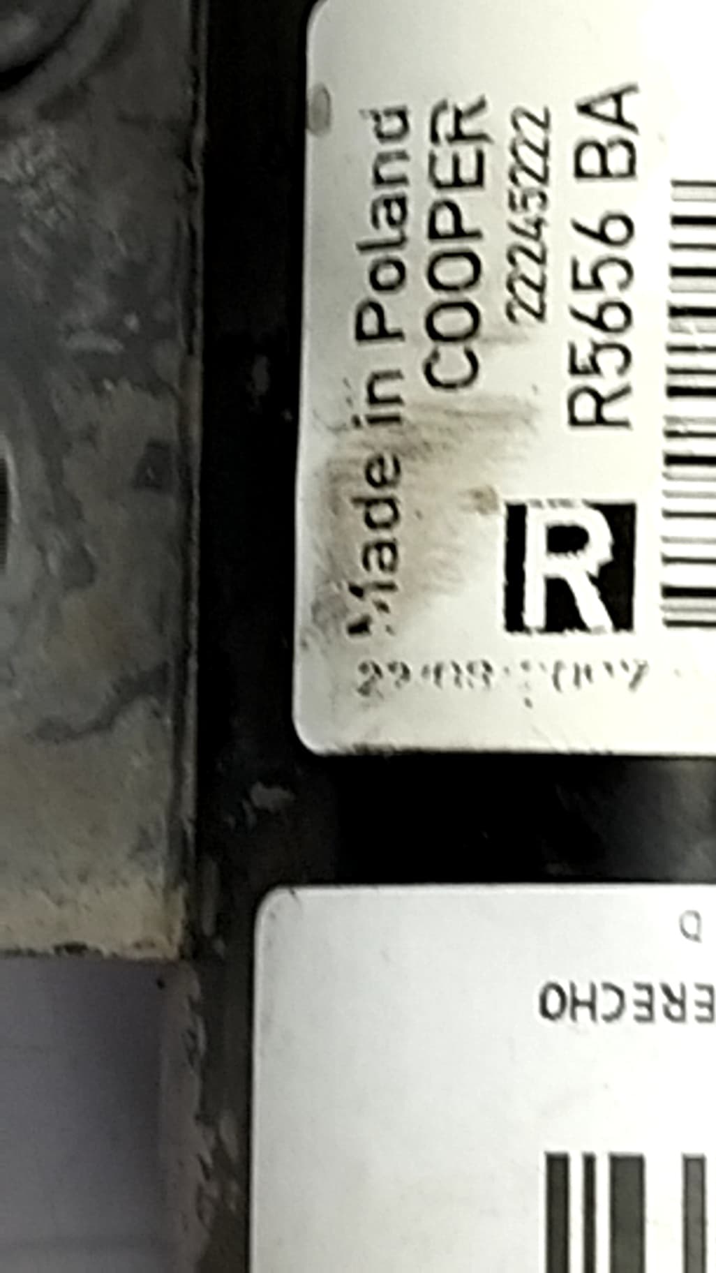 Amortiguador trasero derecho MINI (R56) 2