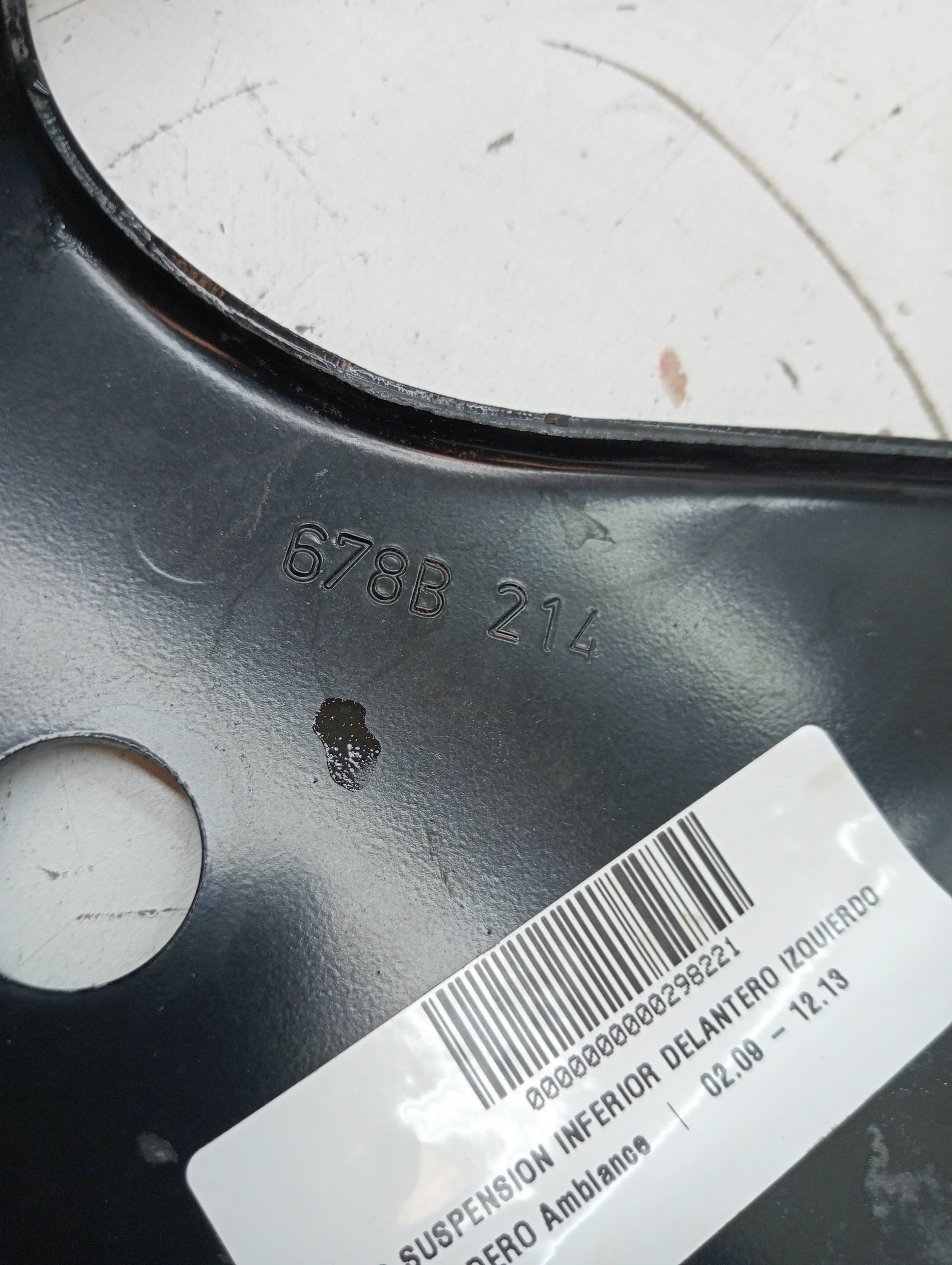 Brazo suspension inferior delantero izquierdo DACIA SANDERO 2