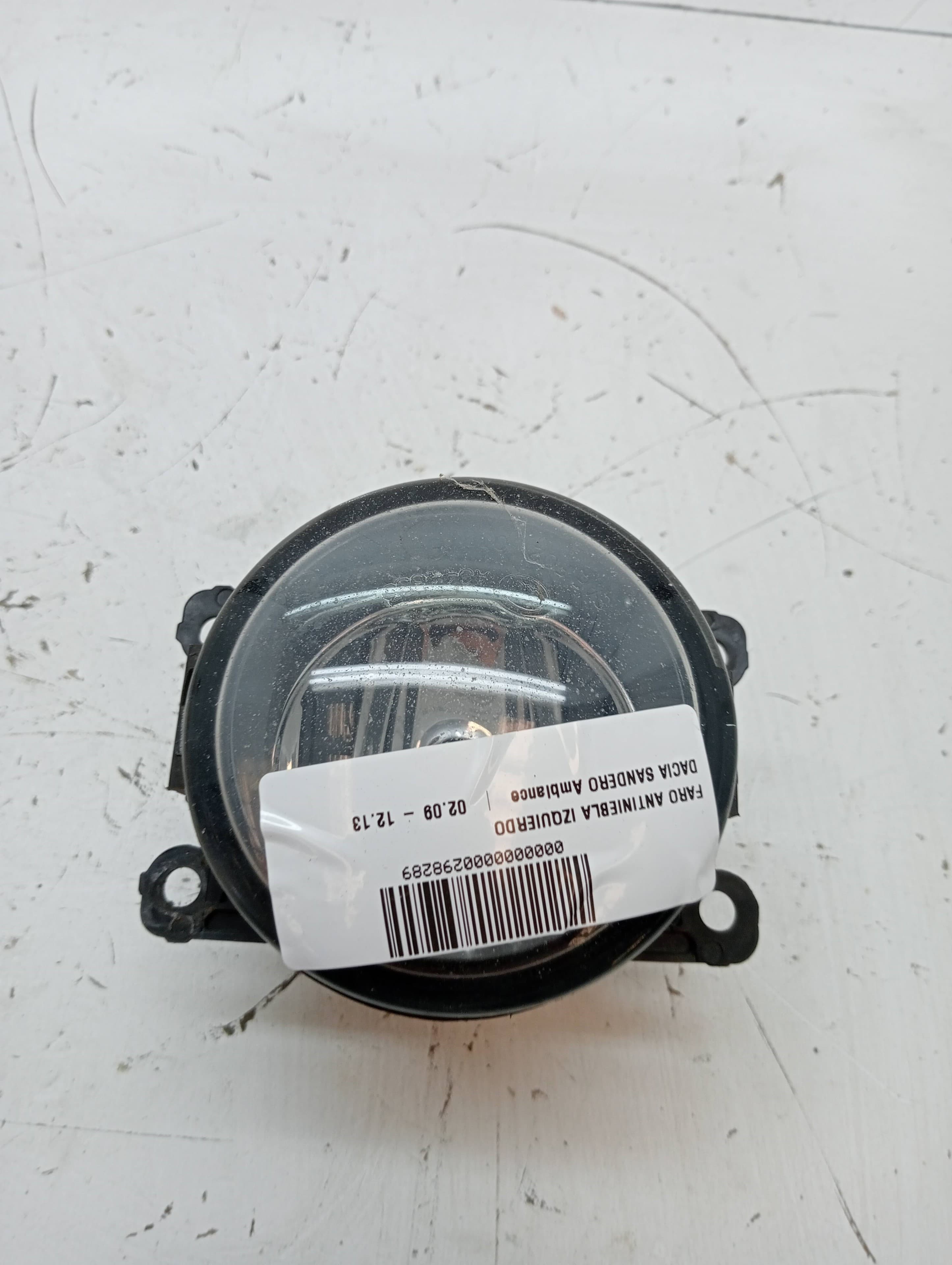 Faro antiniebla izquierdo DACIA SANDERO