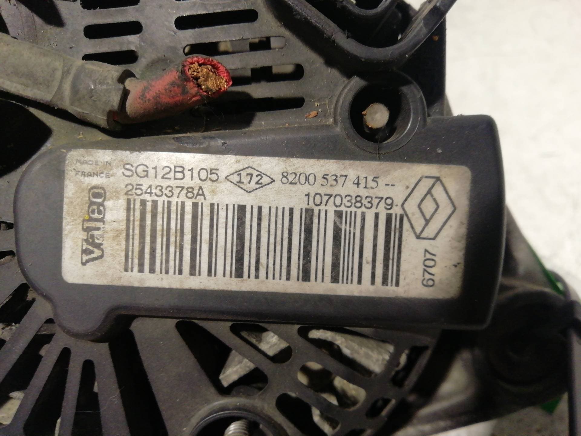 Alternador RENAULT KANGOO (F/KC0) 2