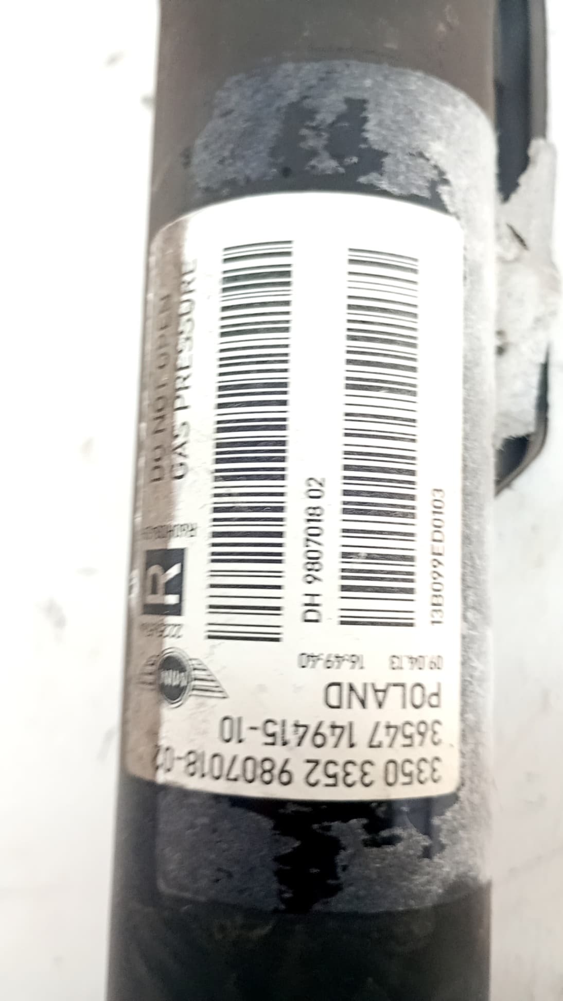 Amortiguador trasero derecho MINI COUNTRYMAN (R60) 2