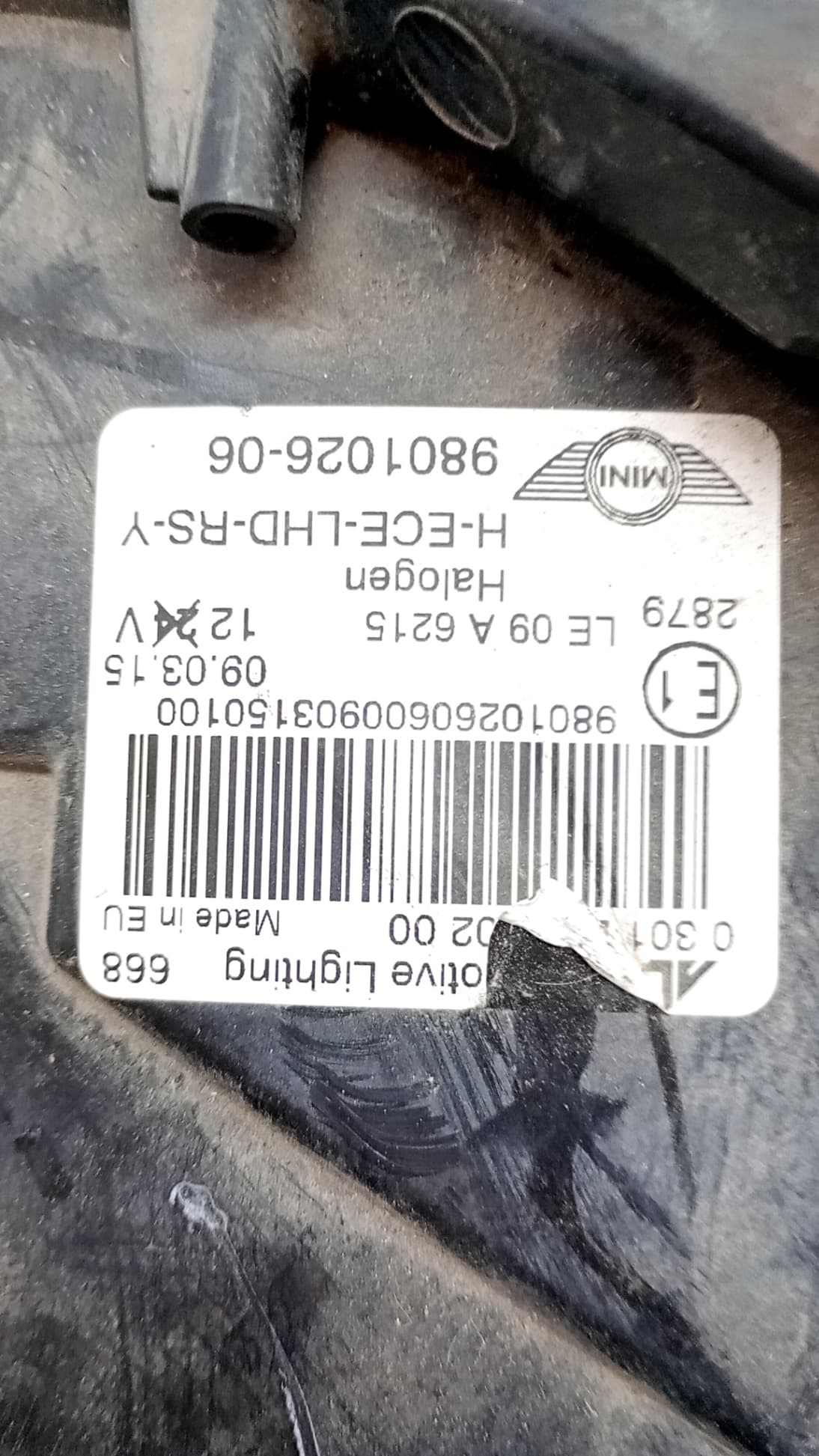 Faro derecho MINI COUNTRYMAN (R60) 2