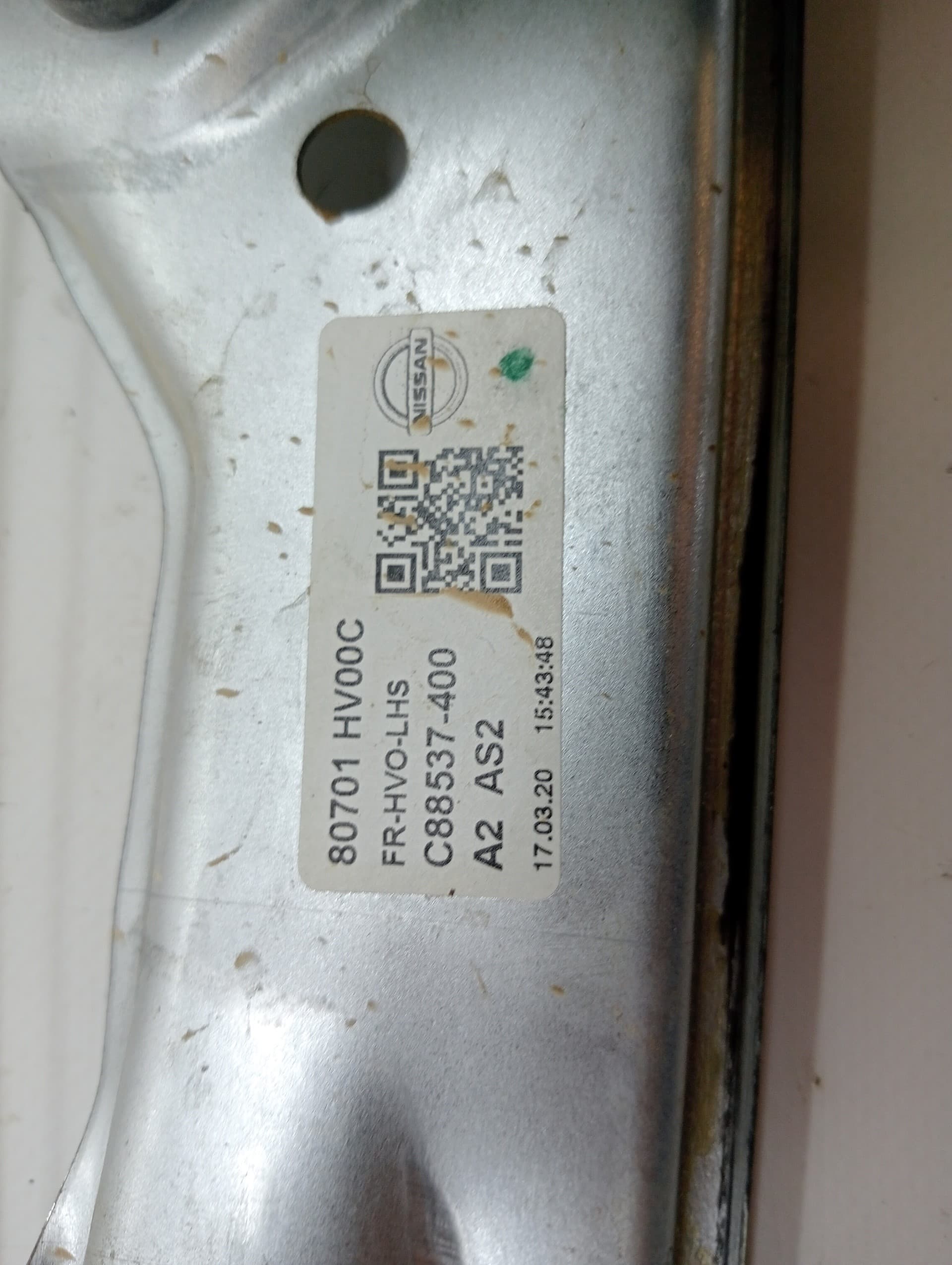 Elevalunas trasero izquierdo NISSAN QASHQAI (J11) 3