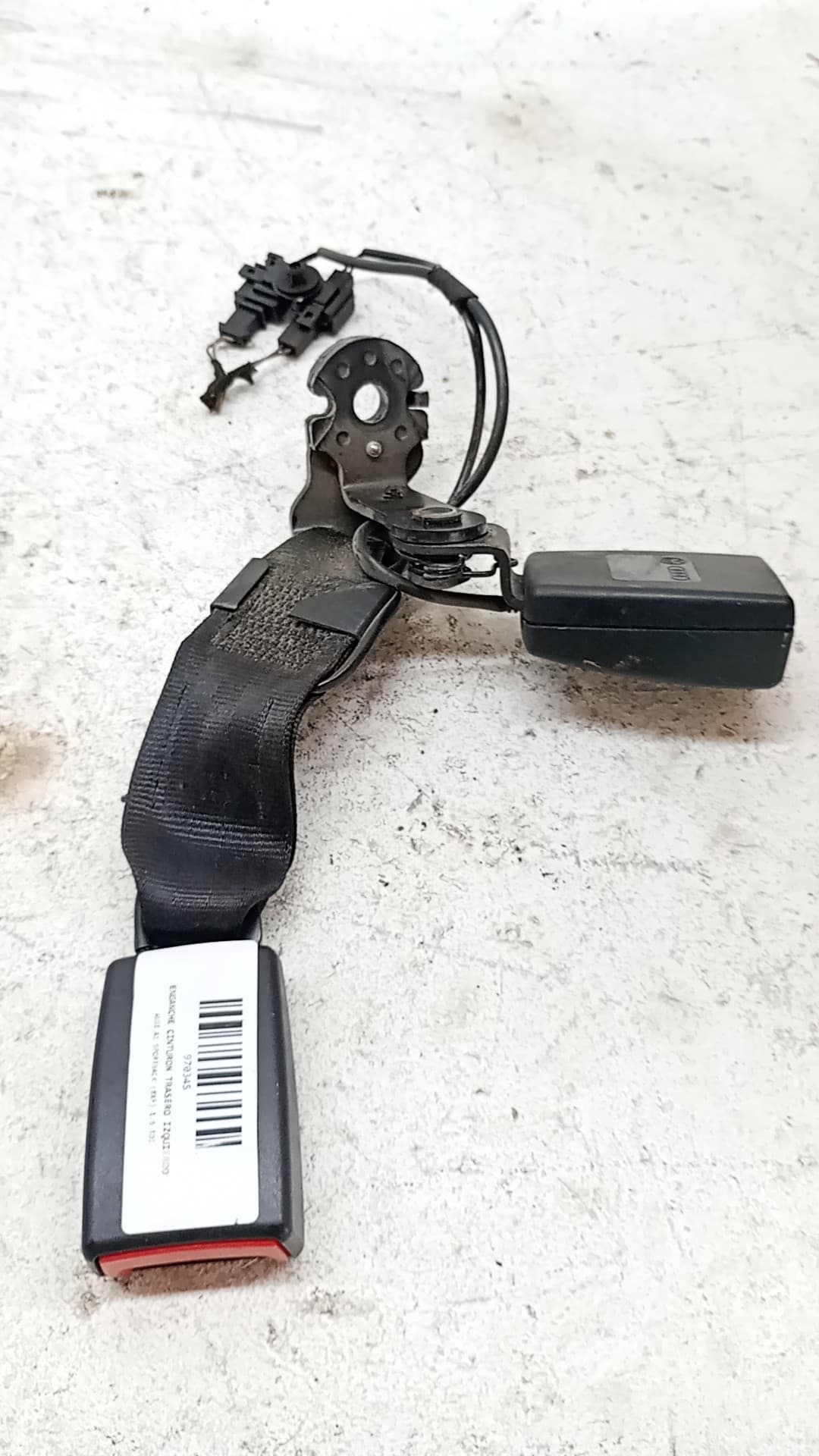 Enganche cinturon trasero izquierdo AUDI A1 SPORTBACK (8XF)