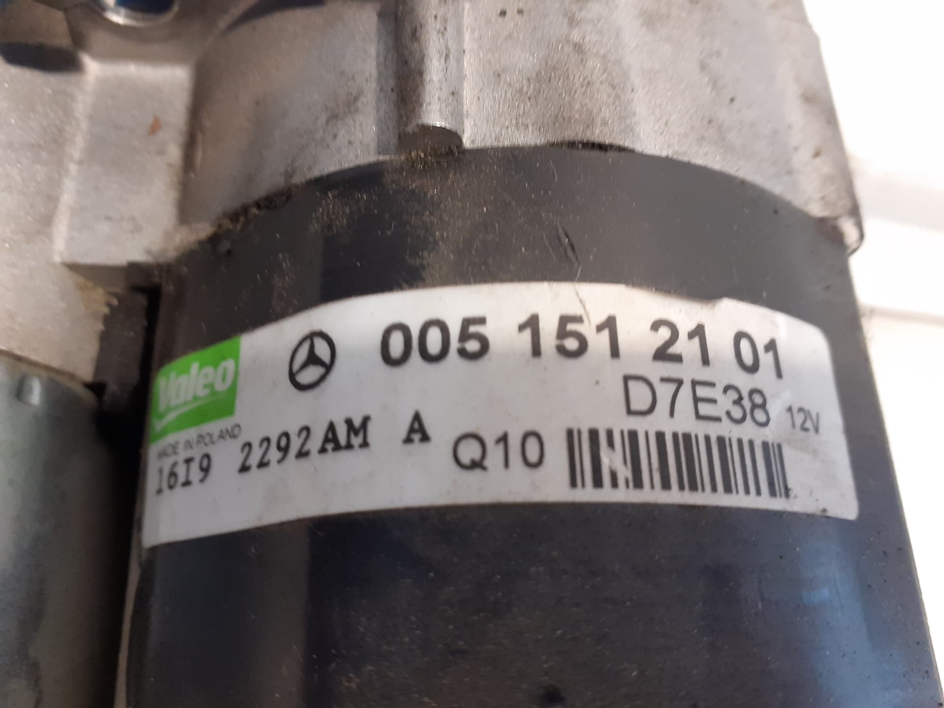 Motor arranque MERCEDES-BENZ CLASE A (W168) 3