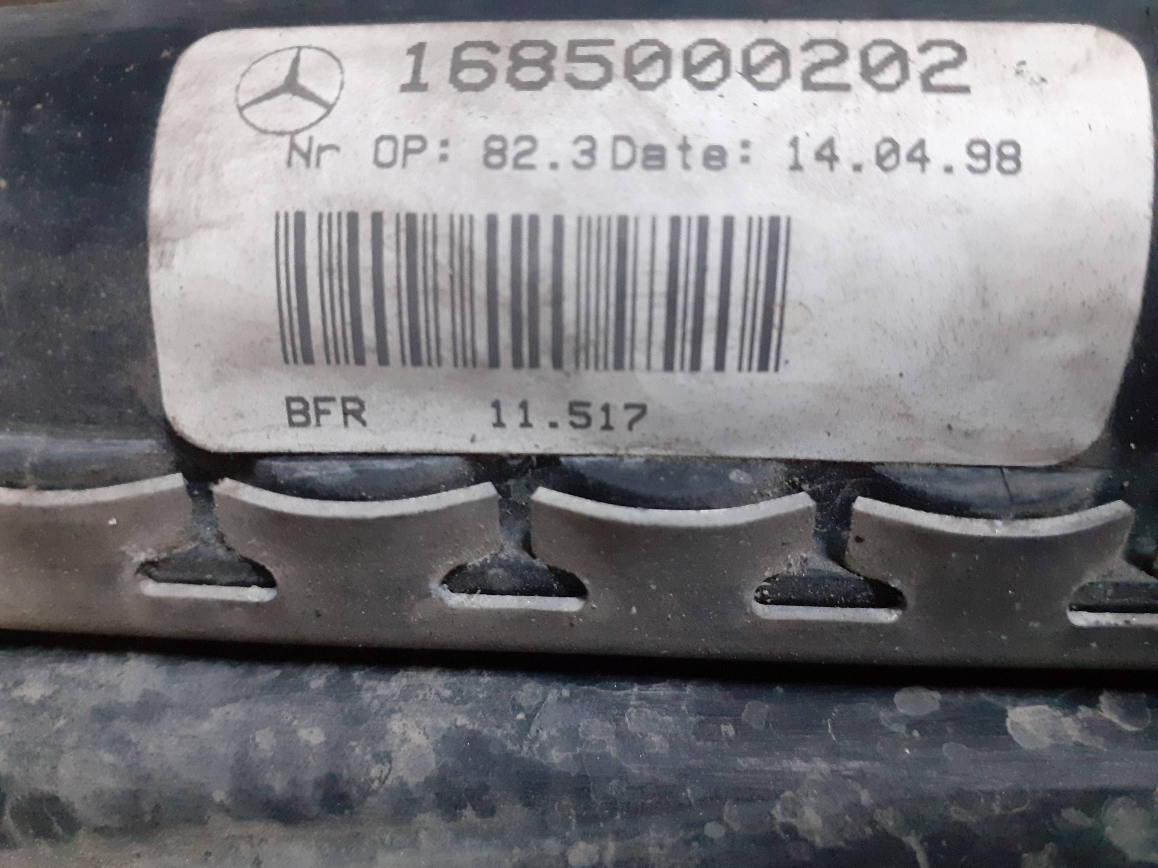 Radiador agua MERCEDES-BENZ CLASE A (W168) 2