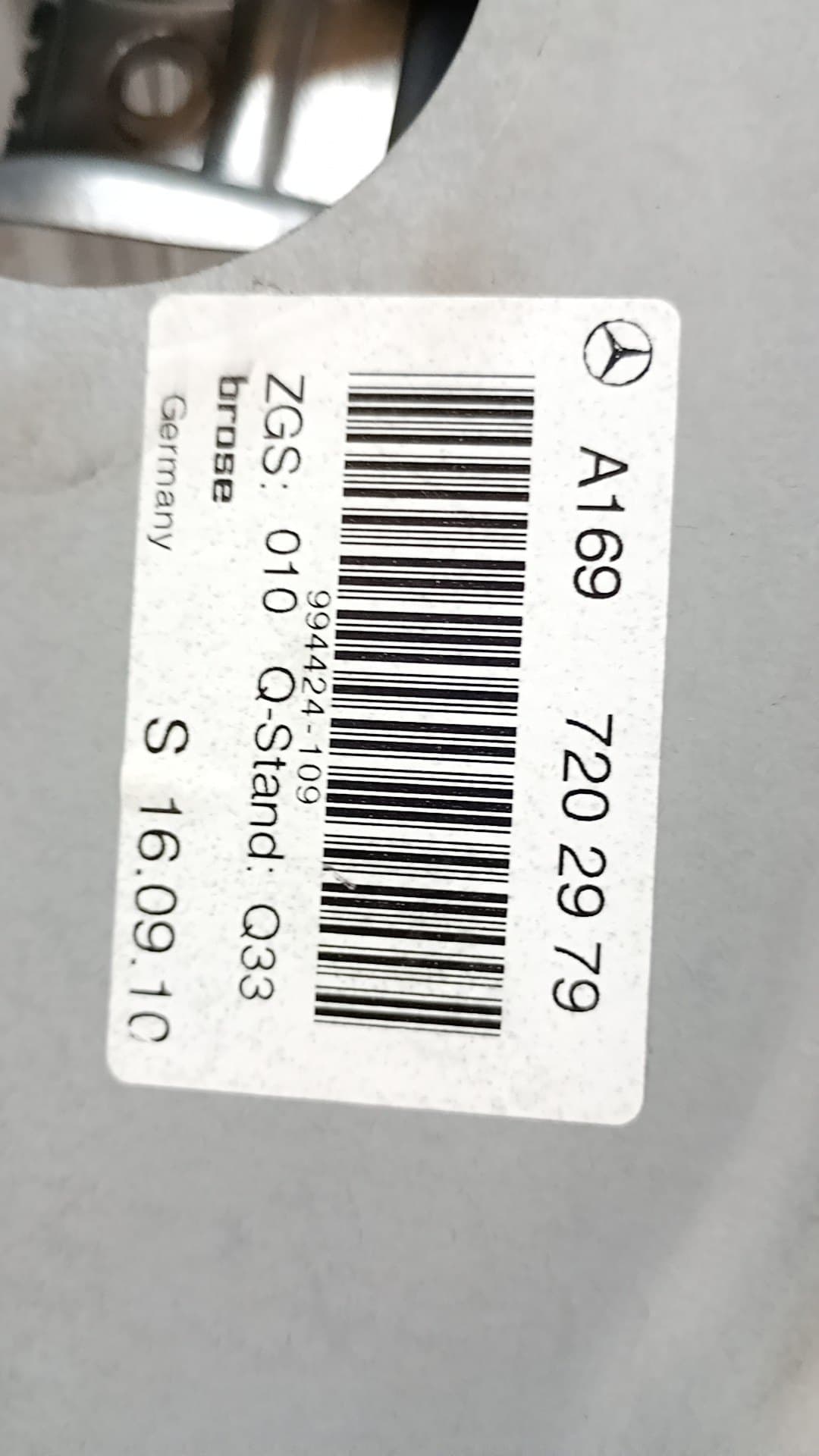 Elevalunas delantero izquierdo MERCEDES-BENZ CLASE A (W169) 3