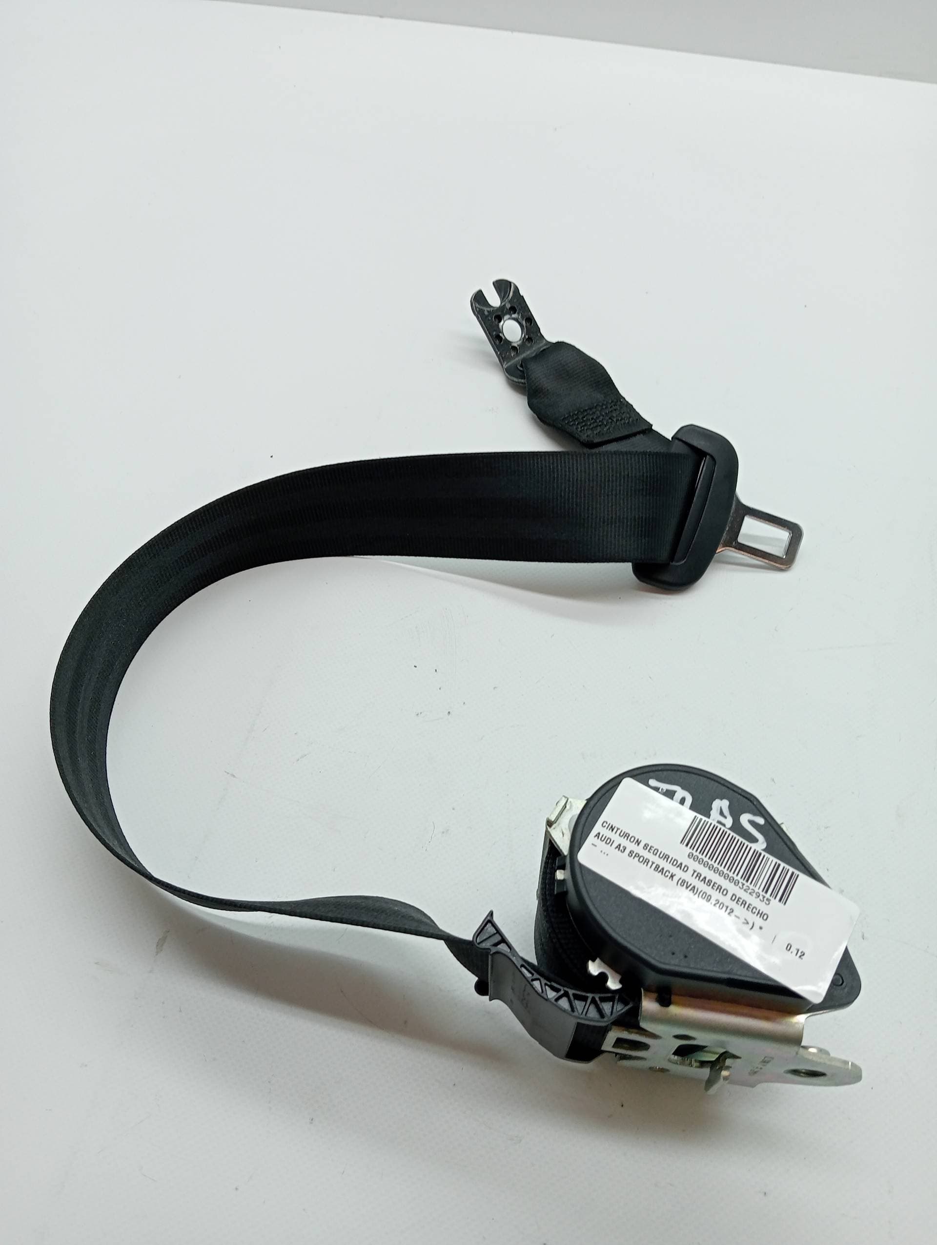 Cinturon seguridad trasero derecho AUDI A3 SPORTBACK (8VA)