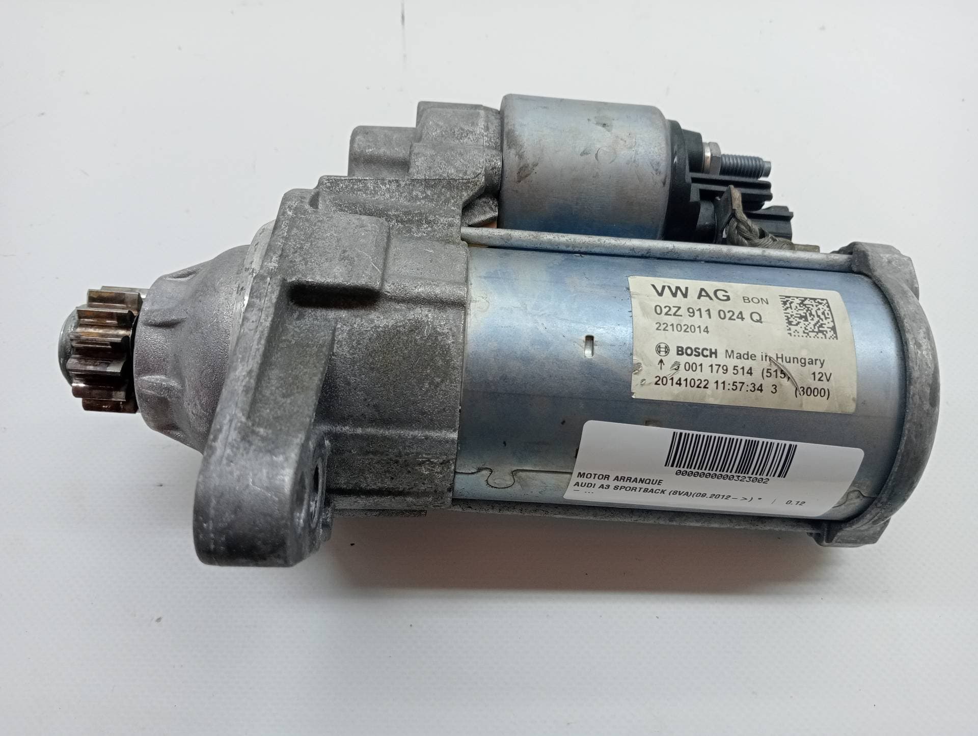 Motor arranque AUDI A3 SPORTBACK (8VA)