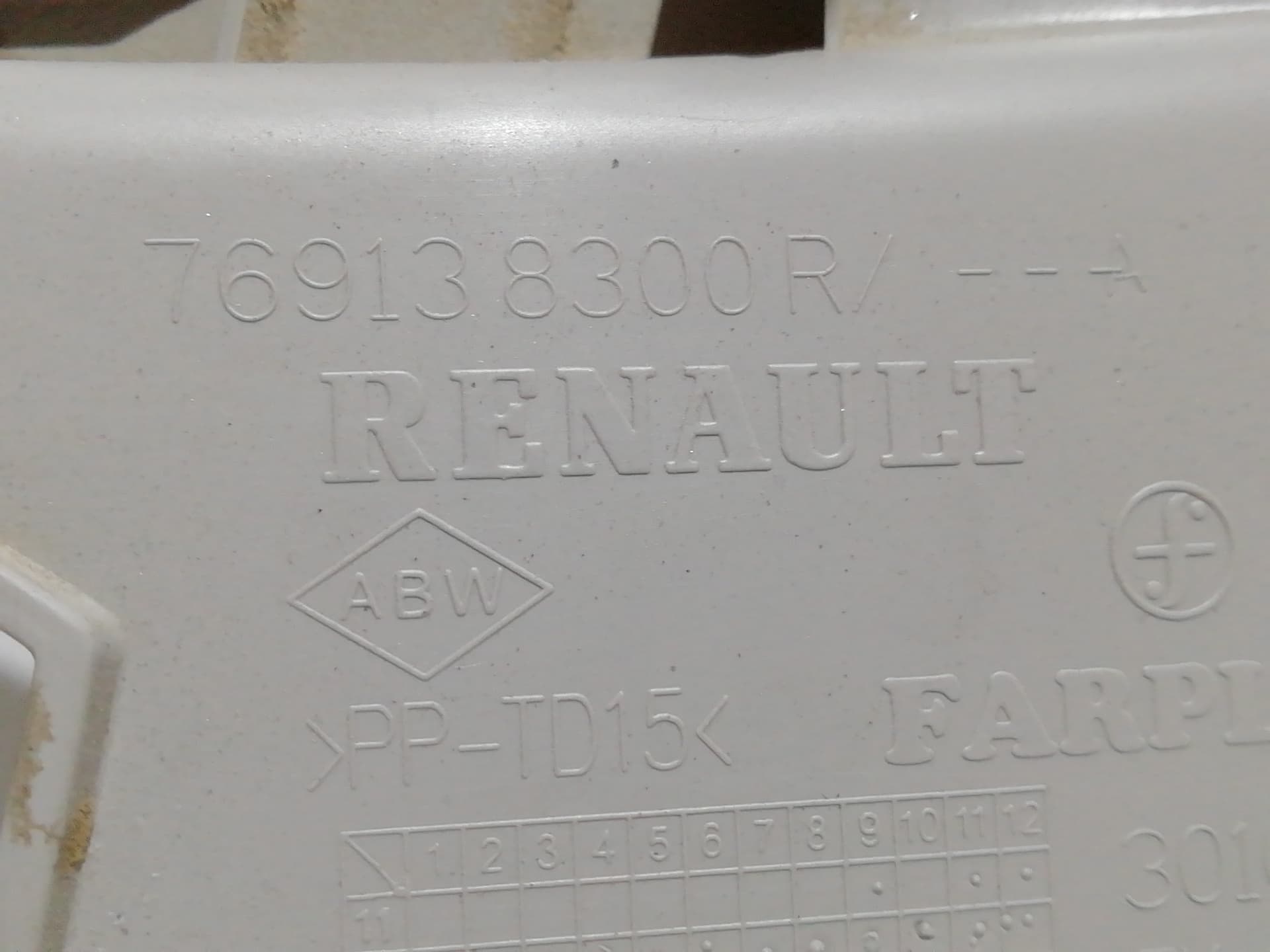 Plastico RENAULT CLIO IV 2