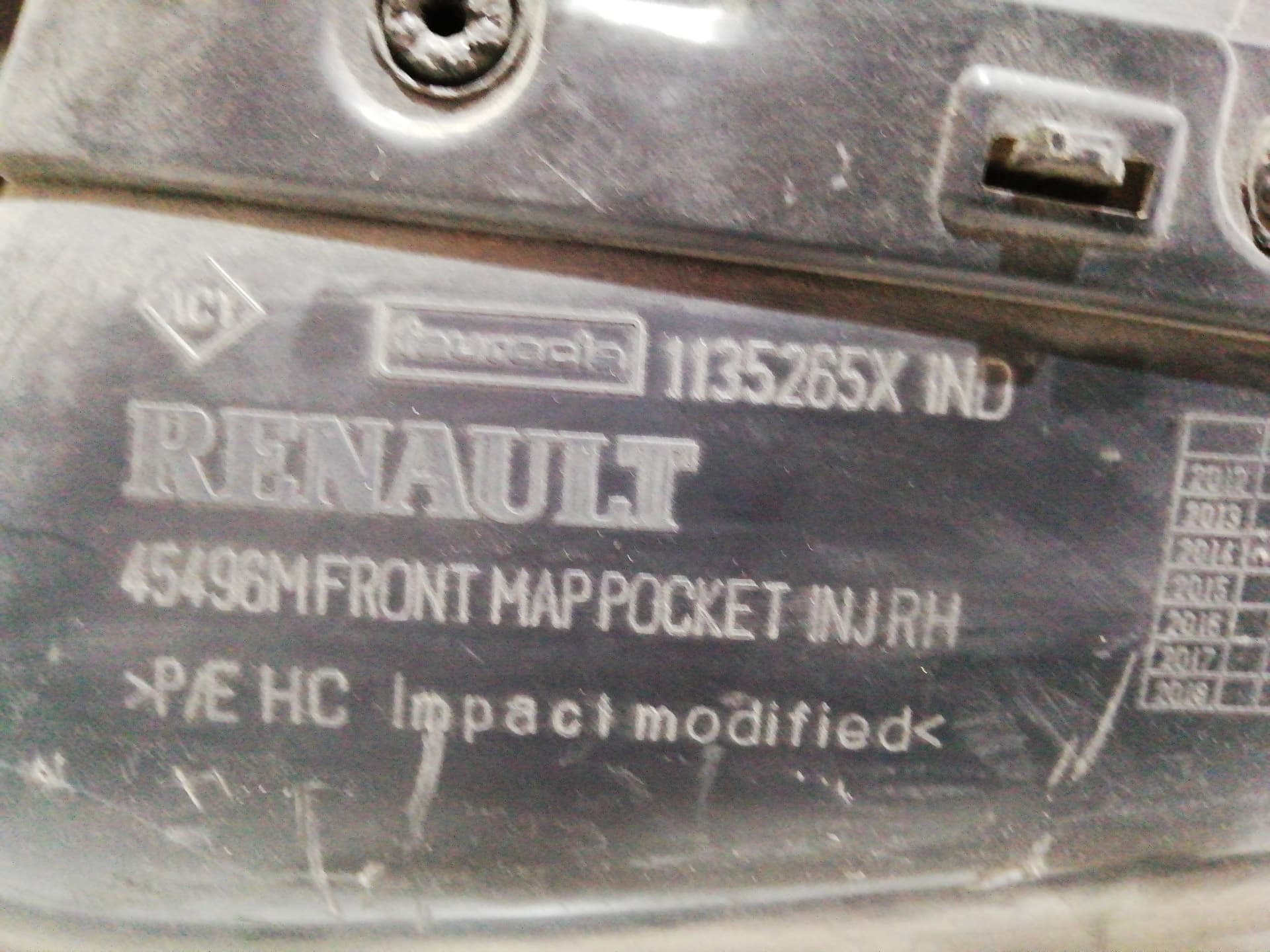 Guarnecido puerta delantera derecha RENAULT CLIO IV 3