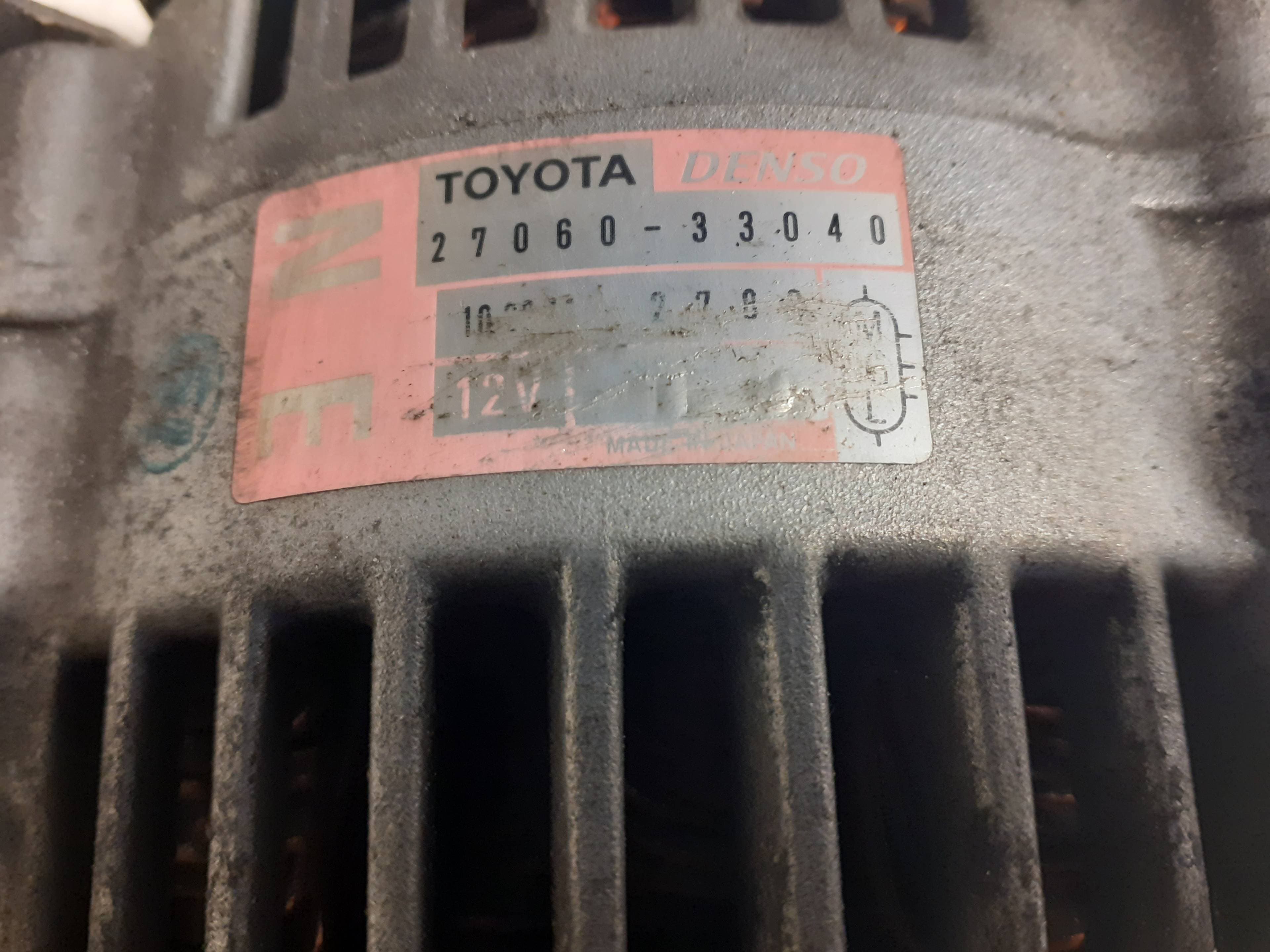Alternador TOYOTA YARIS (NCP1/NLP1/SCP1) 2