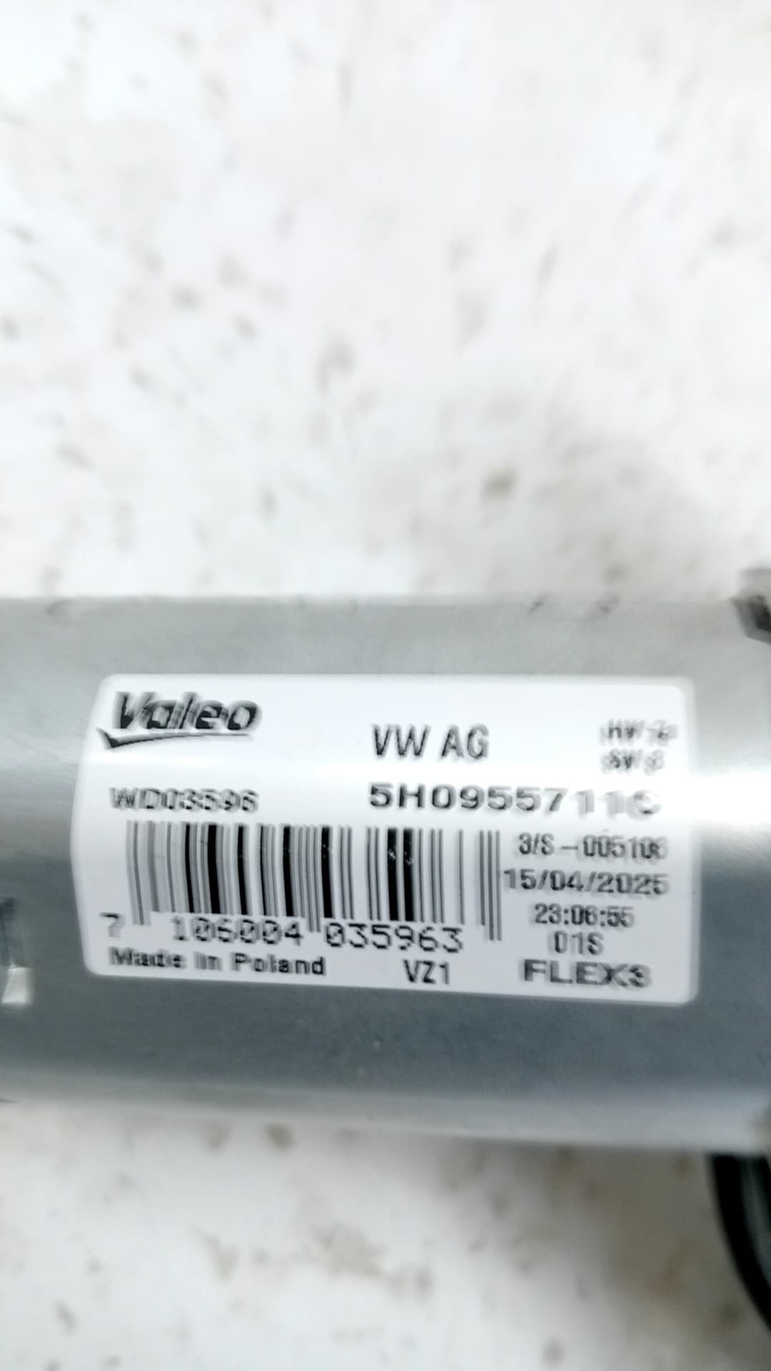 Motor limpia trasero VOLKSWAGEN GOLF VIII LIM 2