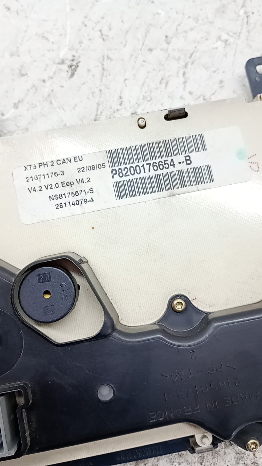 Cuadro instrumentos RENAULT KANGOO 2