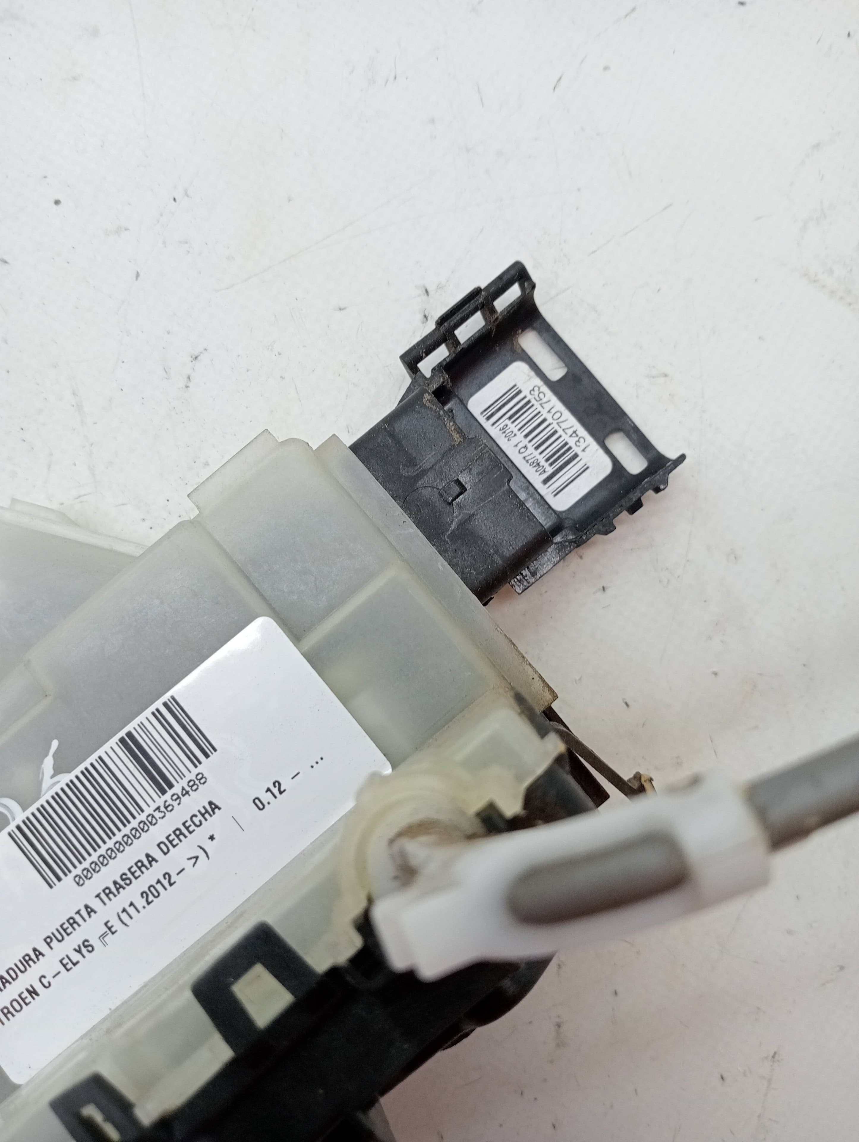 Cerradura puerta trasera derecha CITROEN C-ELYSÉE 3