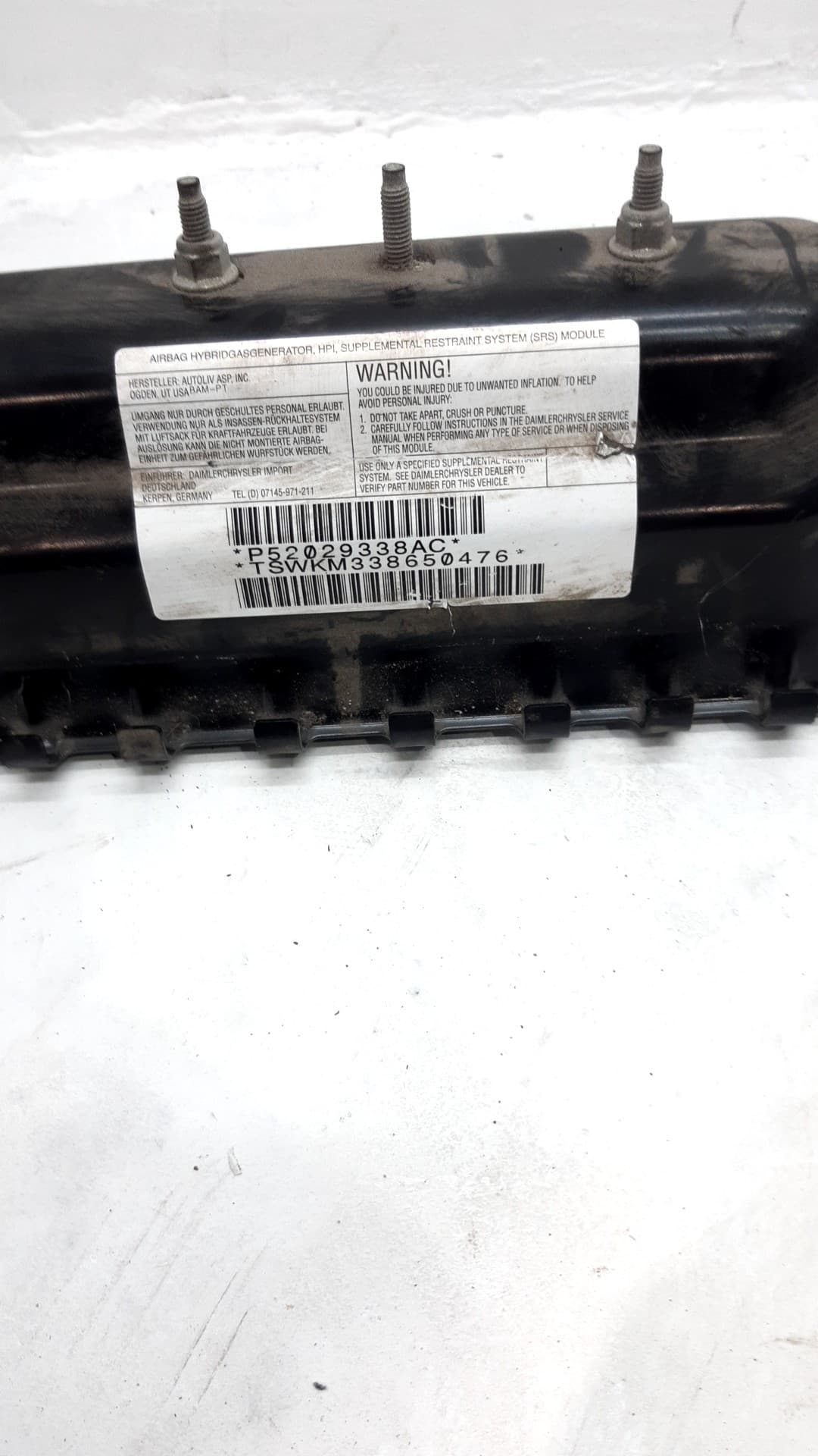 Airbag delantero derecho CHRYSLER PT CRUISER 3