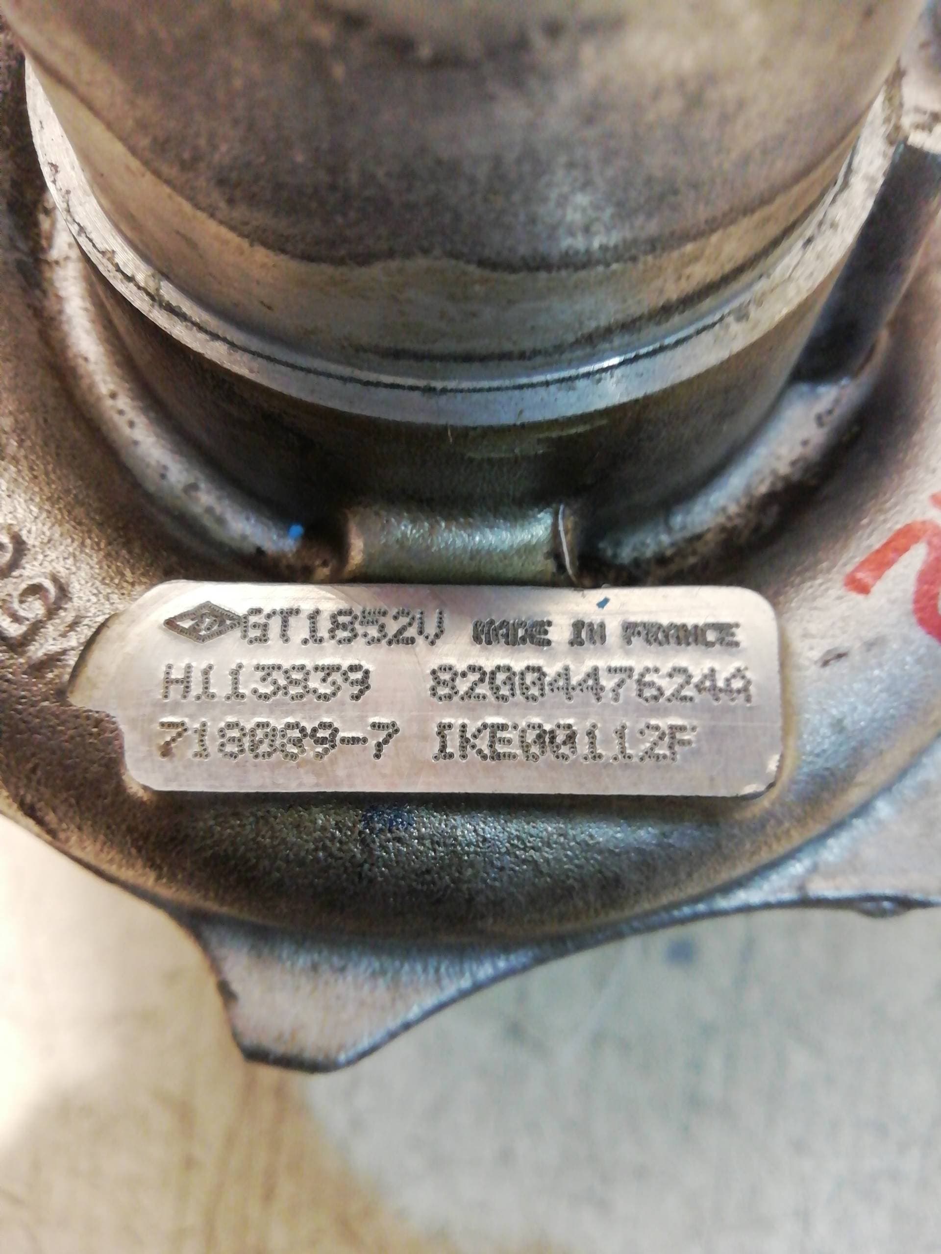 Turbocompresor RENAULT VEL SATIS (BJ0) 2