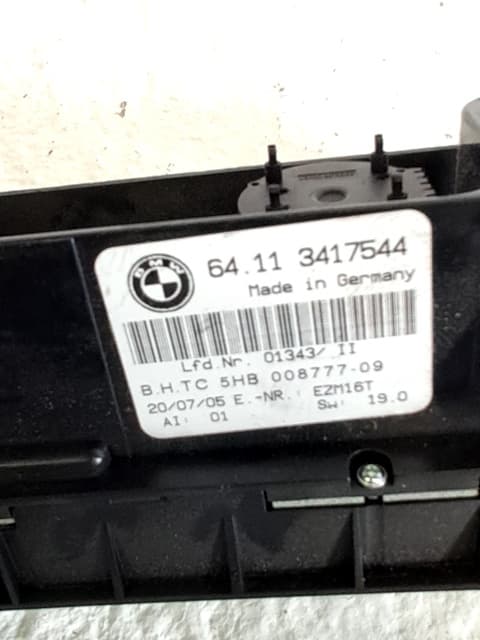 Mando climatizador BMW X3 (E83)