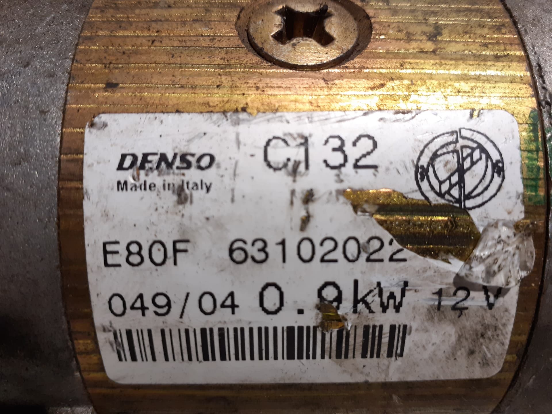 Motor arranque FIAT PANDA (169) 2