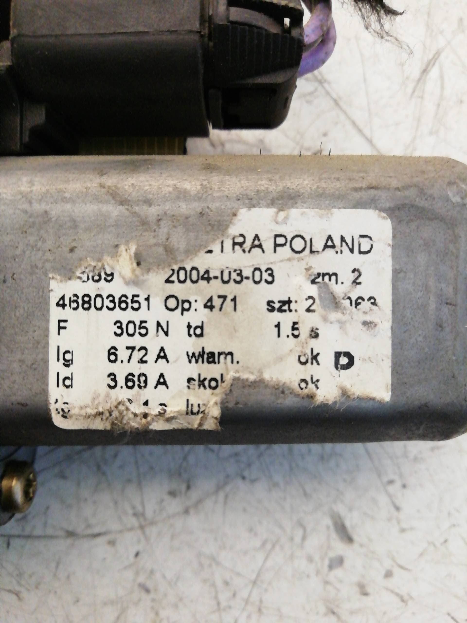 Elevalunas delantero derecho FIAT PANDA (169) 2