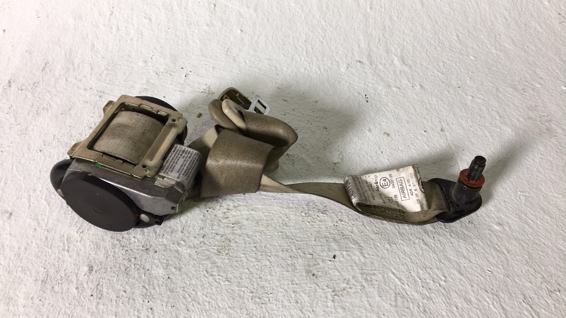 Cinturon seguridad delantero izquierdo SSANGYONG REXTON 2