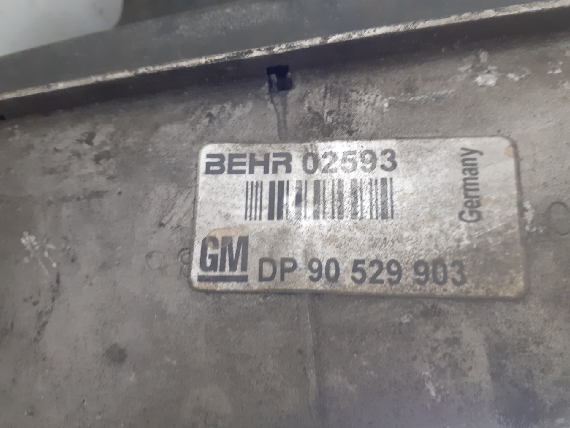 Intercooler OPEL OMEGA B 4
