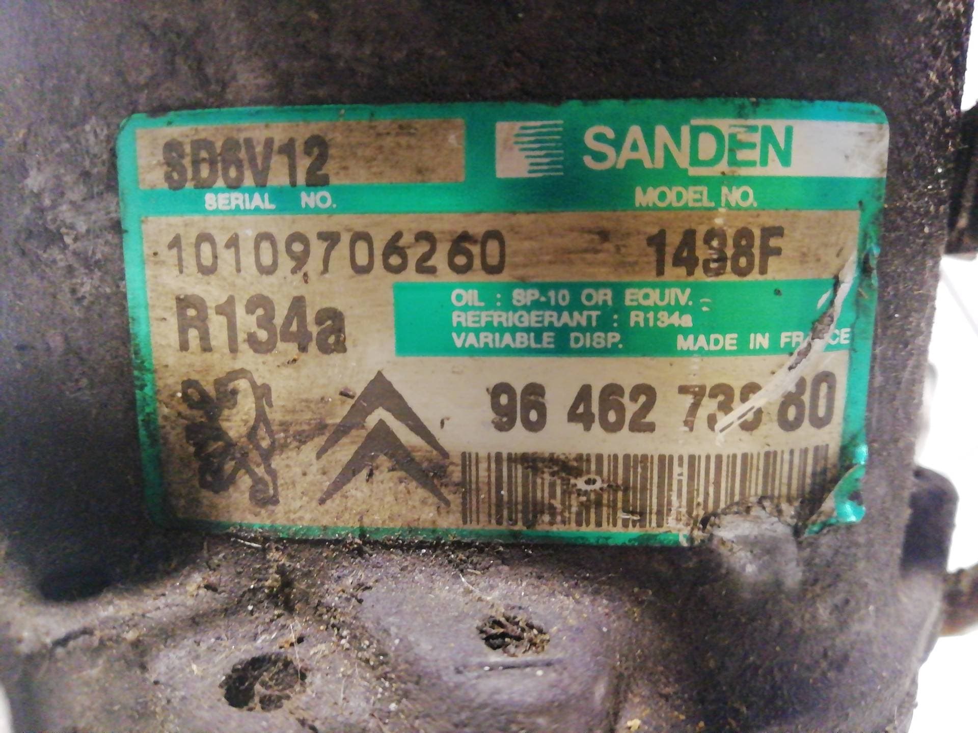 Recambio CITROEN XSARA BERLINA ref. 9646273880 2