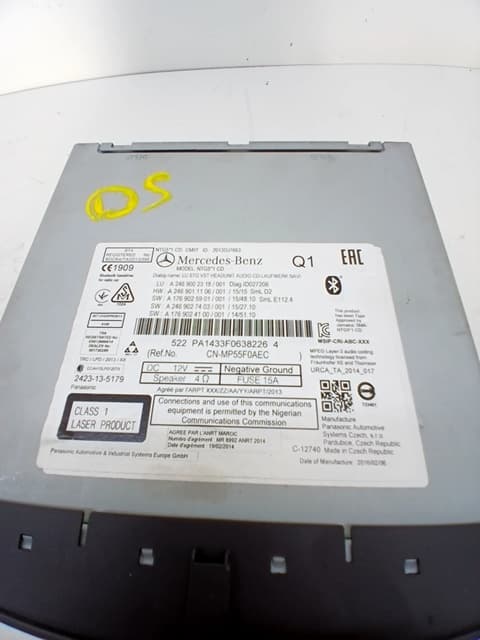 Sistema audio / radio cd MERCEDES-BENZ CLASE CLA (W117) 4