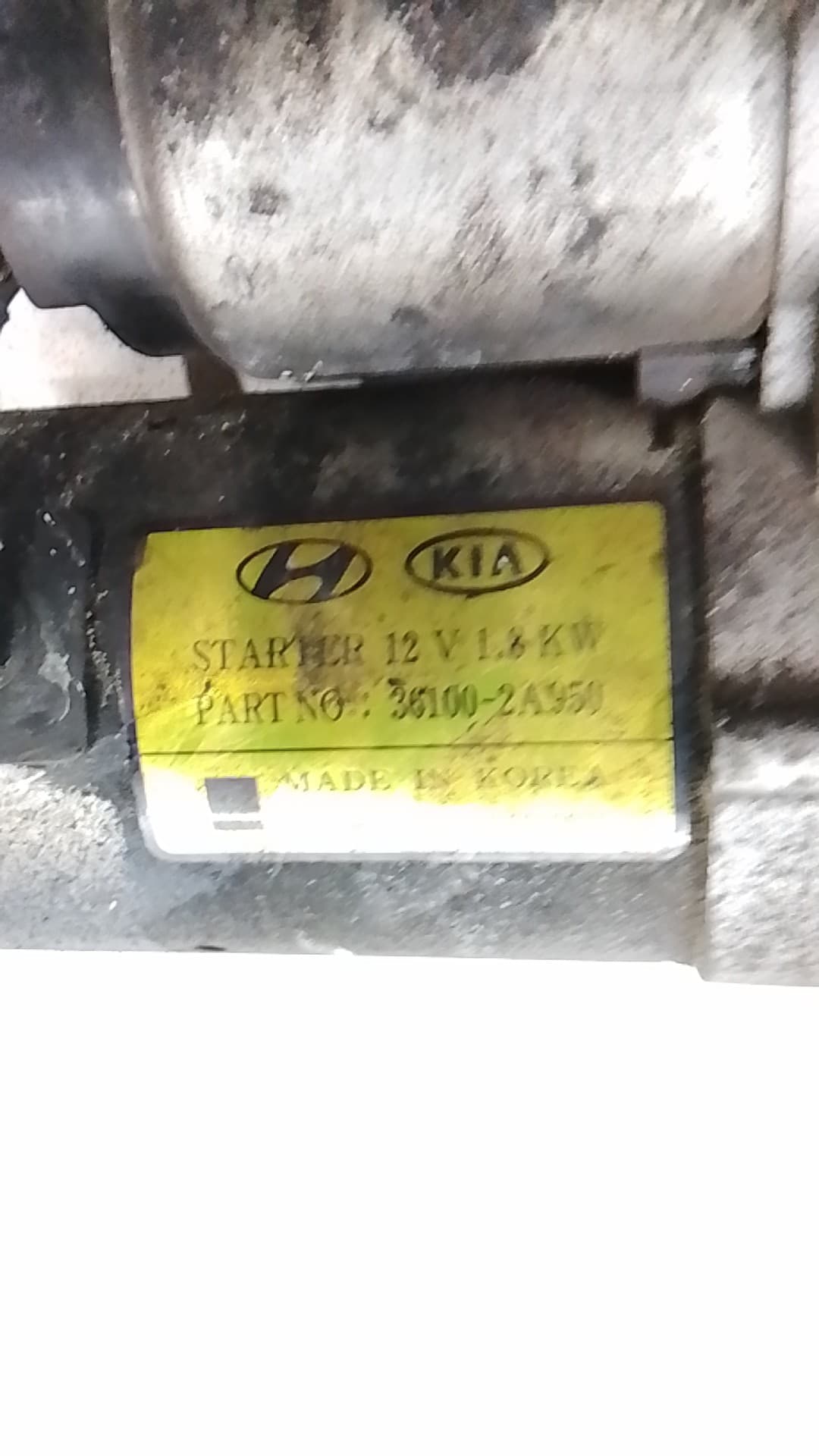 Motor arranque KIA CARENS 2
