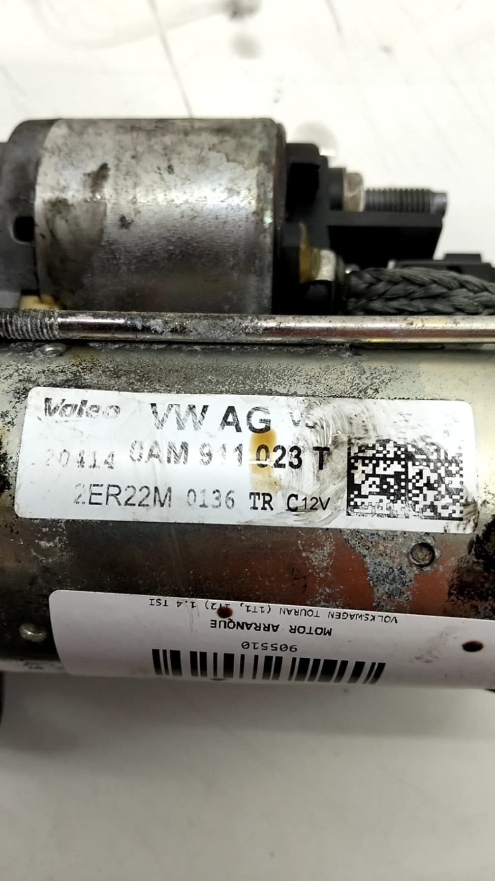 Motor arranque VOLKSWAGEN TOURAN (1T1, 1T2) 2
