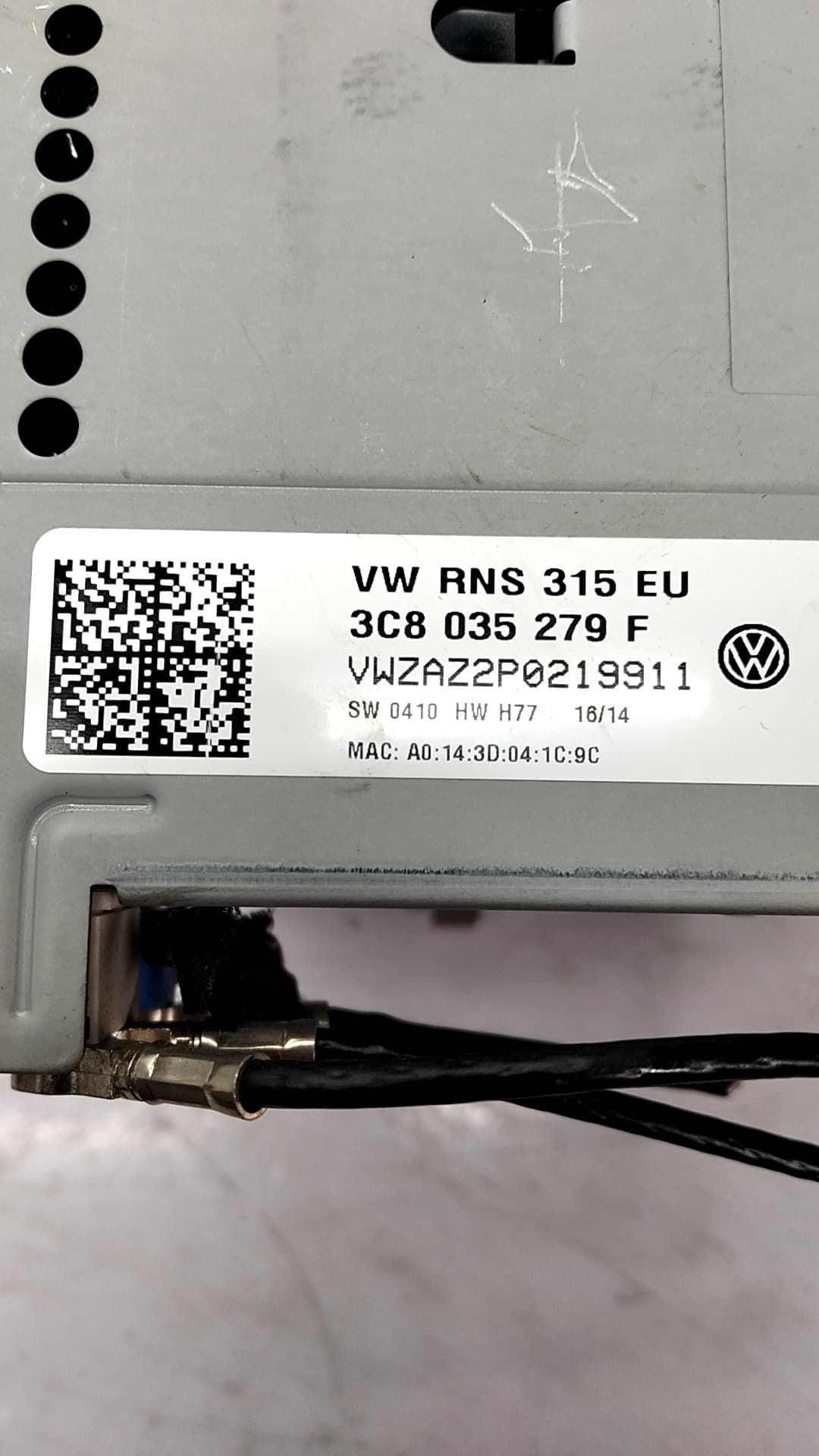 Sistema audio / radio cd VOLKSWAGEN TOURAN (1T1, 1T2) 2
