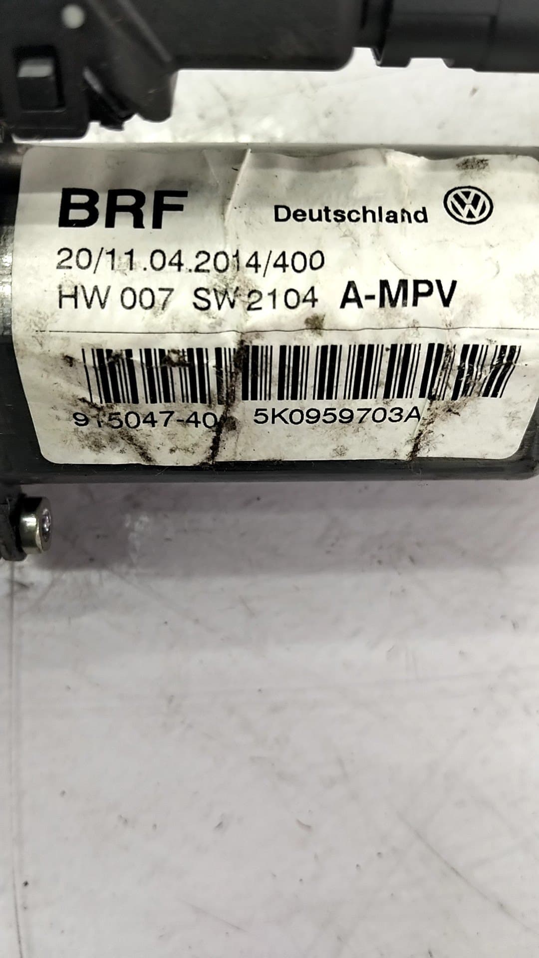 Motor elevalunas trasero izquierdo VOLKSWAGEN TOURAN (1T1, 1T2) 2