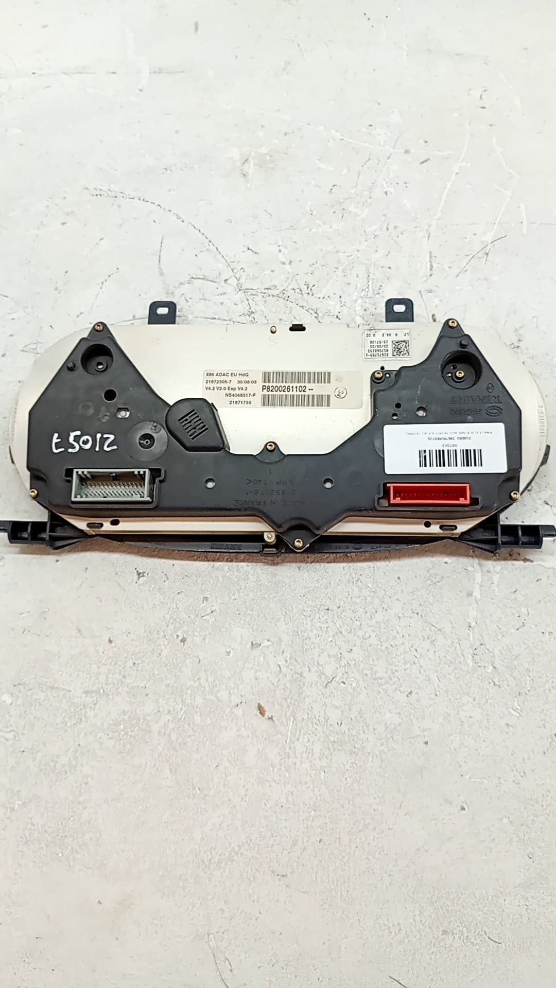 Cuadro instrumentos RENAULT CLIO I FASE I+II (B/C57) 2