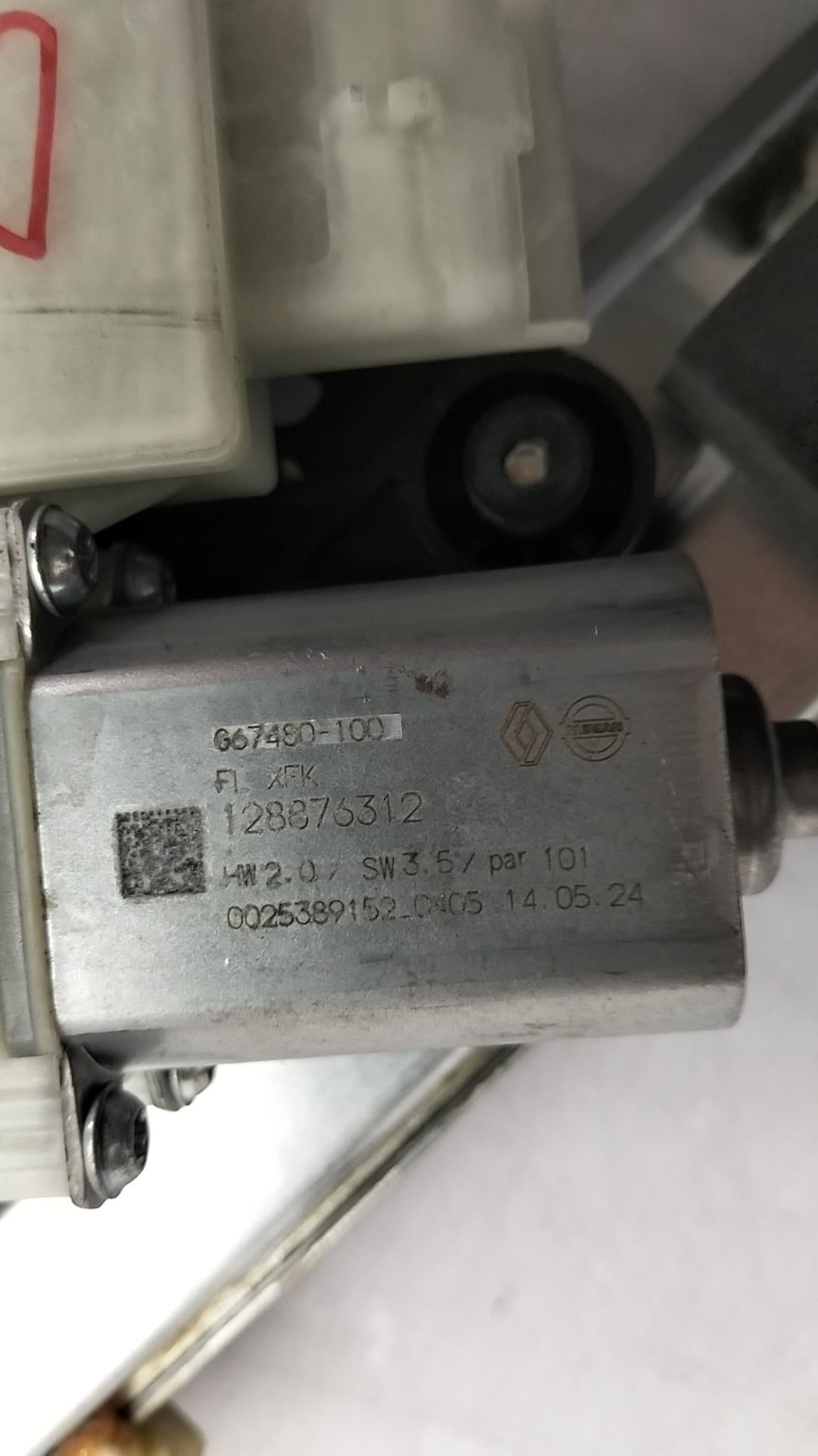 Elevalunas delantero izquierdo RENAULT KANGOO 2
