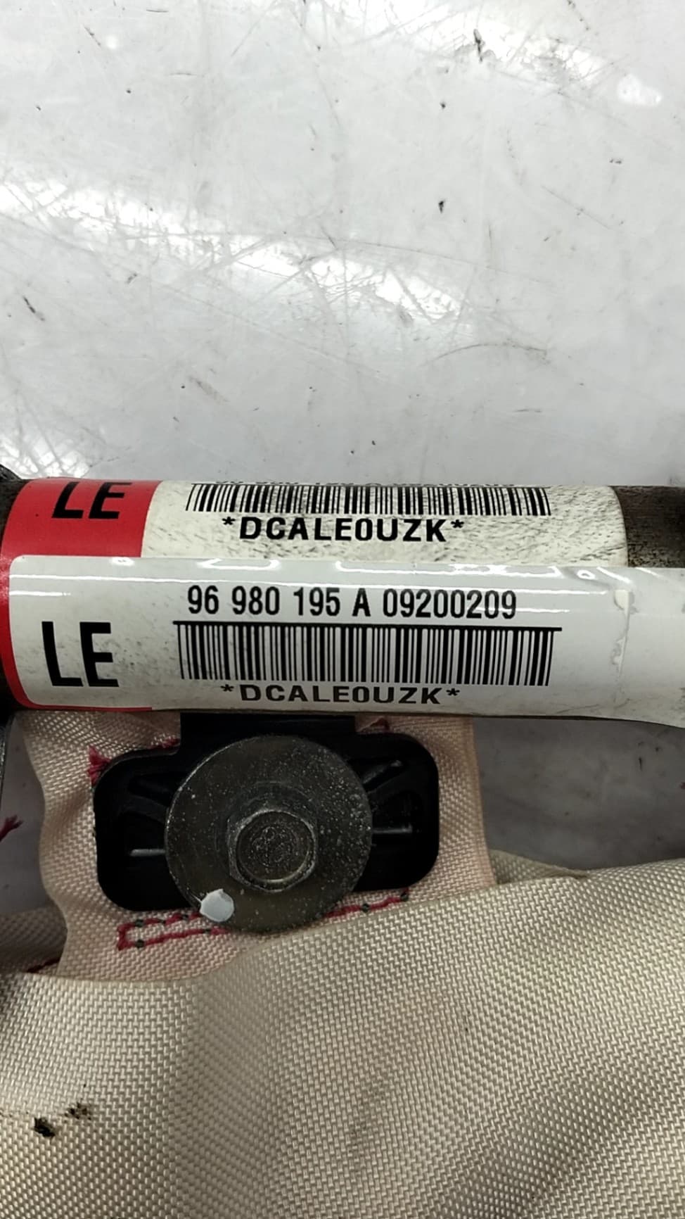 Airbag cortina delantero derecho CHEVROLET CAPTIVA 2