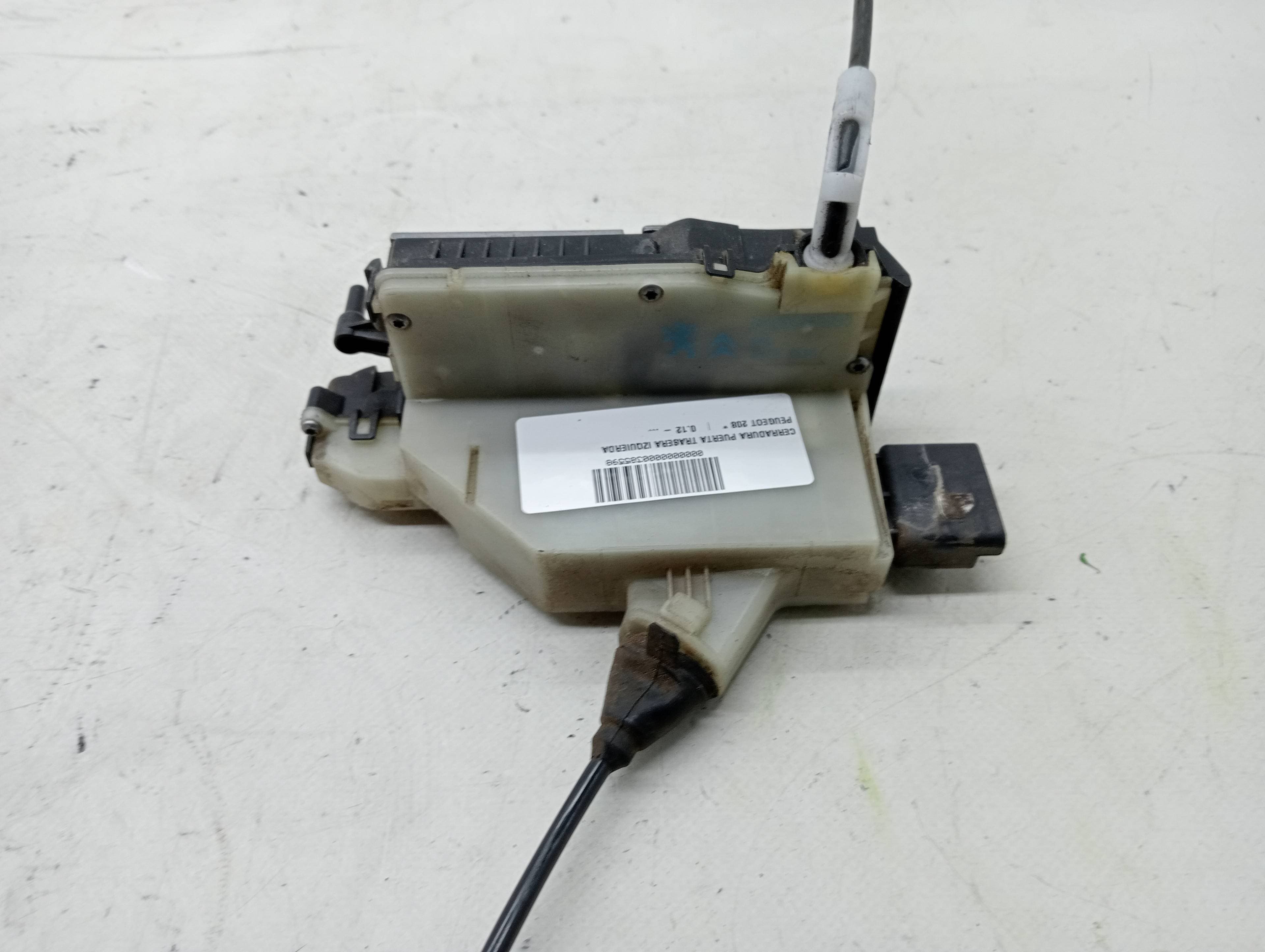 Cerradura puerta trasera izquierda PEUGEOT 208 2