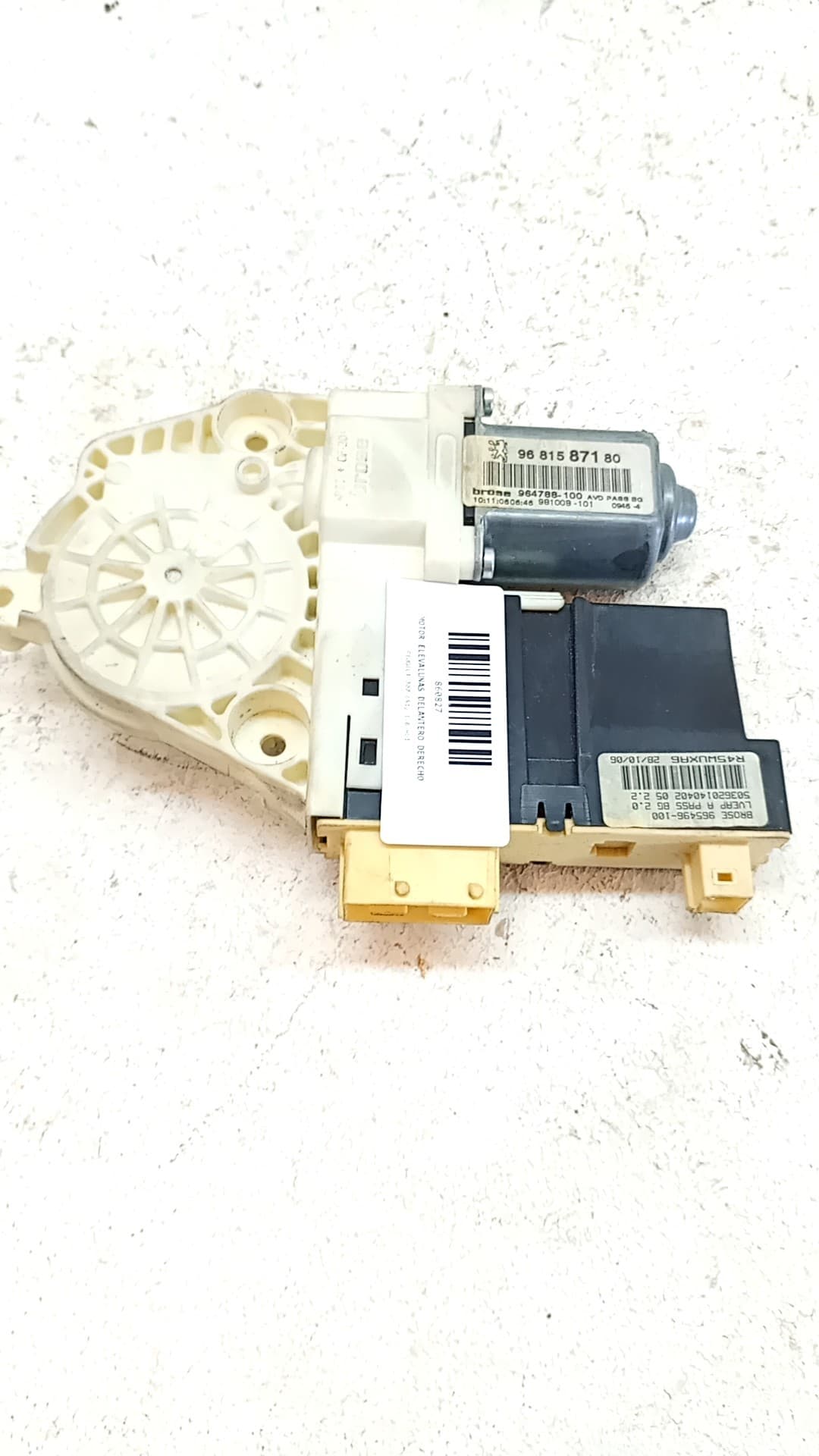 Motor elevalunas delantero derecho PEUGEOT 307 (S1) 3