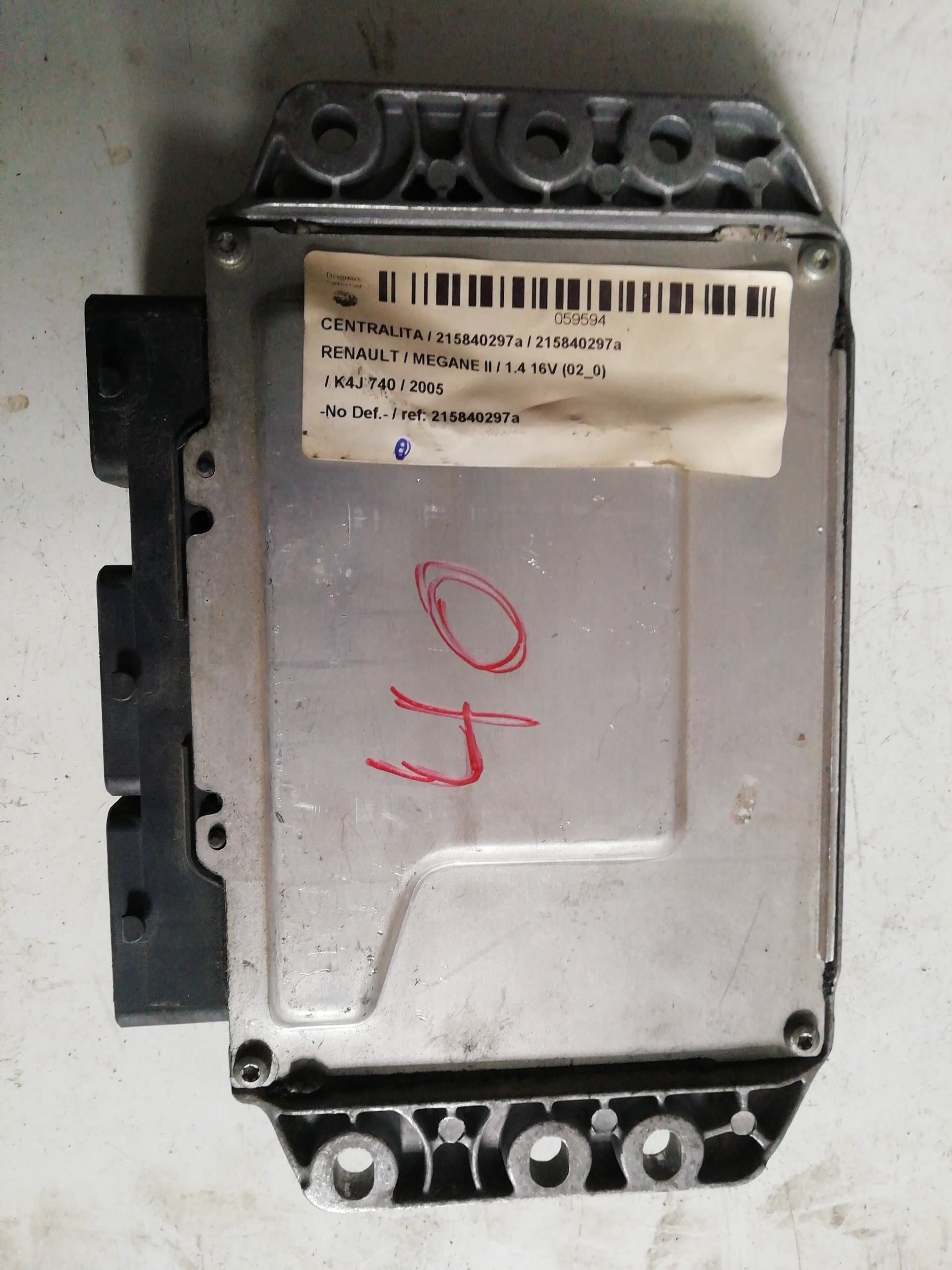 Centralita motor uce RENAULT MEGANE II BERLINA 5P 3