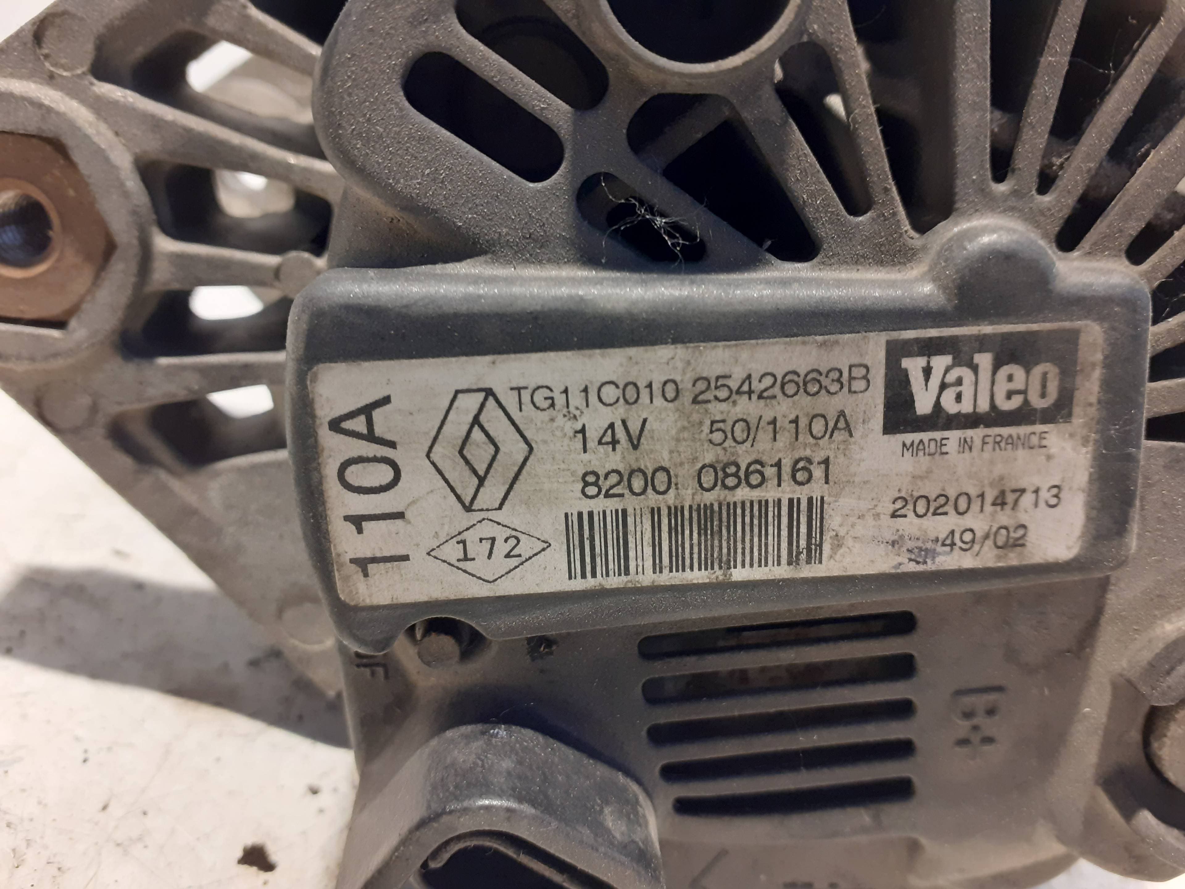 Alternador RENAULT MEGANE II BERLINA 5P 2