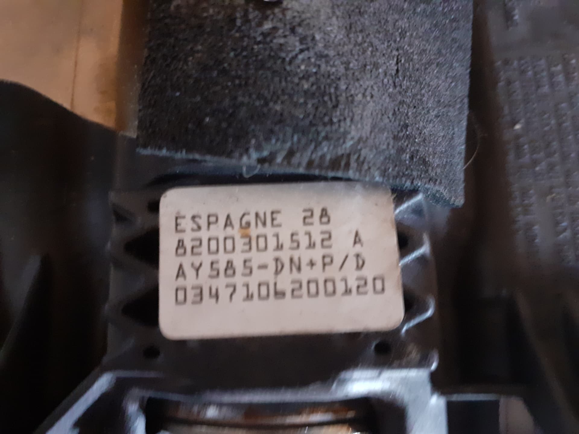 Airbag delantero izquierdo RENAULT MEGANE II BERLINA 5P 2