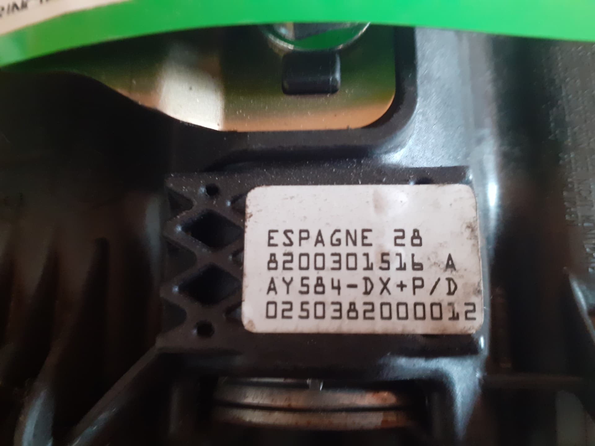 Airbag delantero izquierdo RENAULT MEGANE II BERLINA 5P 2