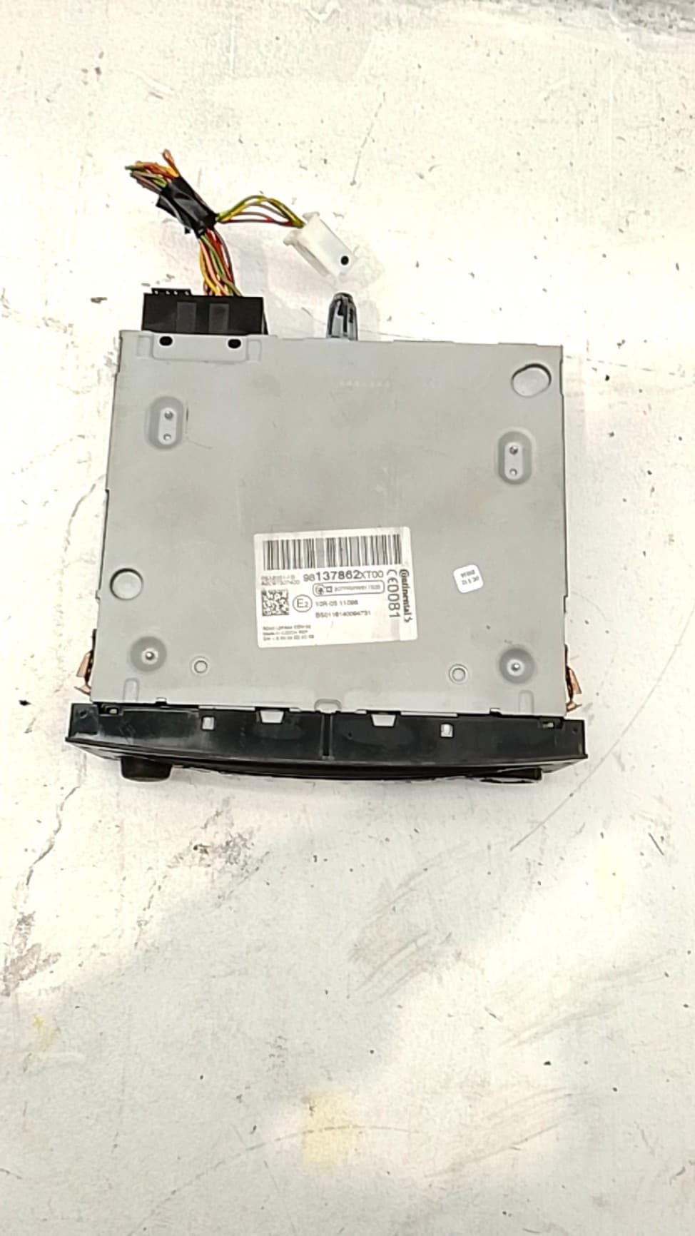 Sistema audio / radio cd CITROEN BERLINGO
