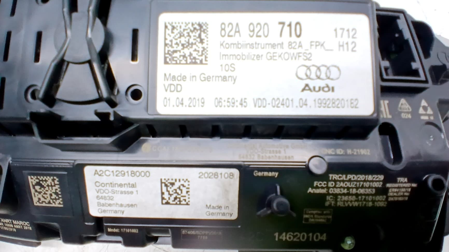 Cuadro instrumentos AUDI A1 SPORTBACK (GBA) 2
