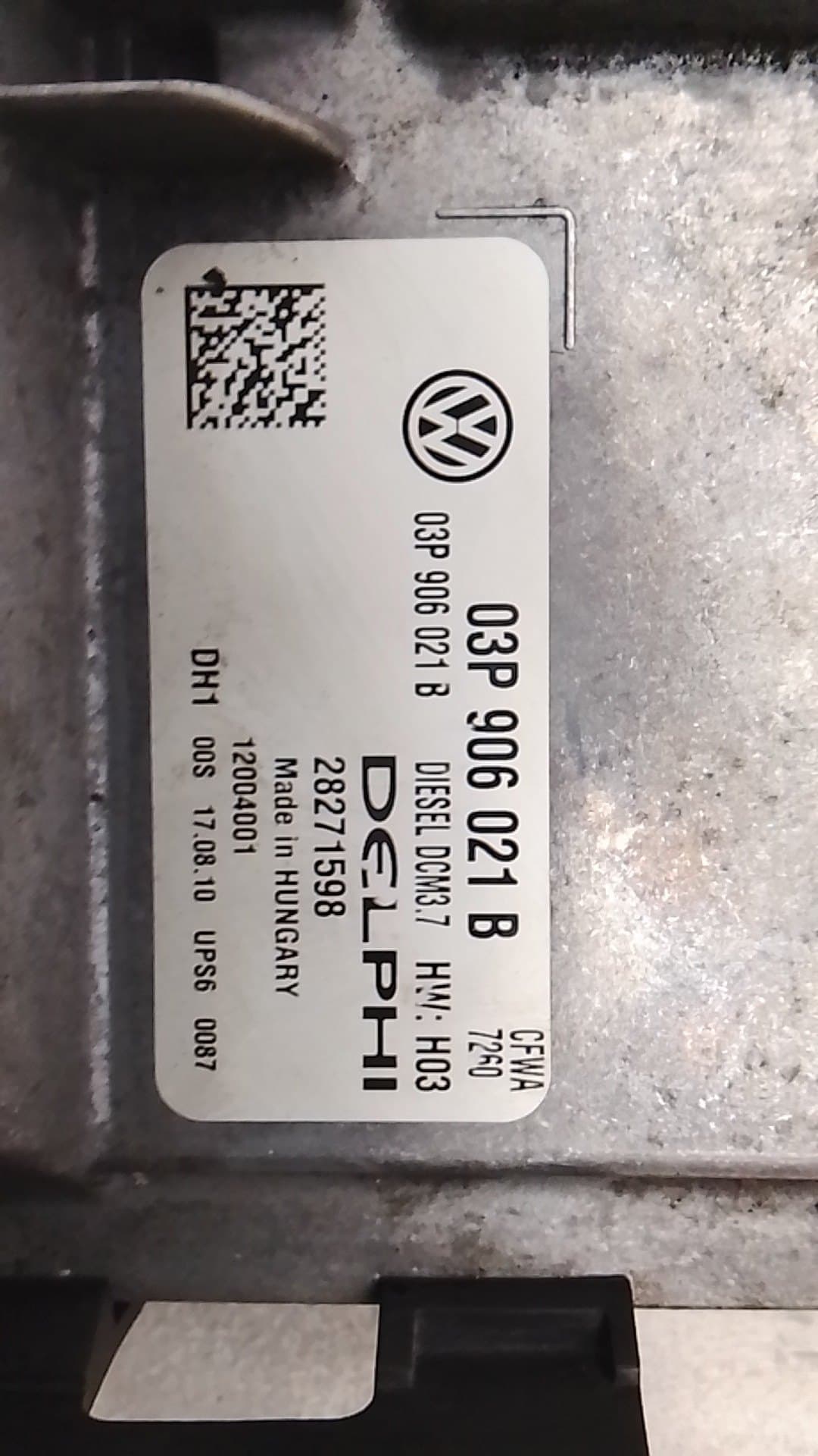 Recambio VOLKSWAGEN POLO (6R1) ref. 03P906021B 2