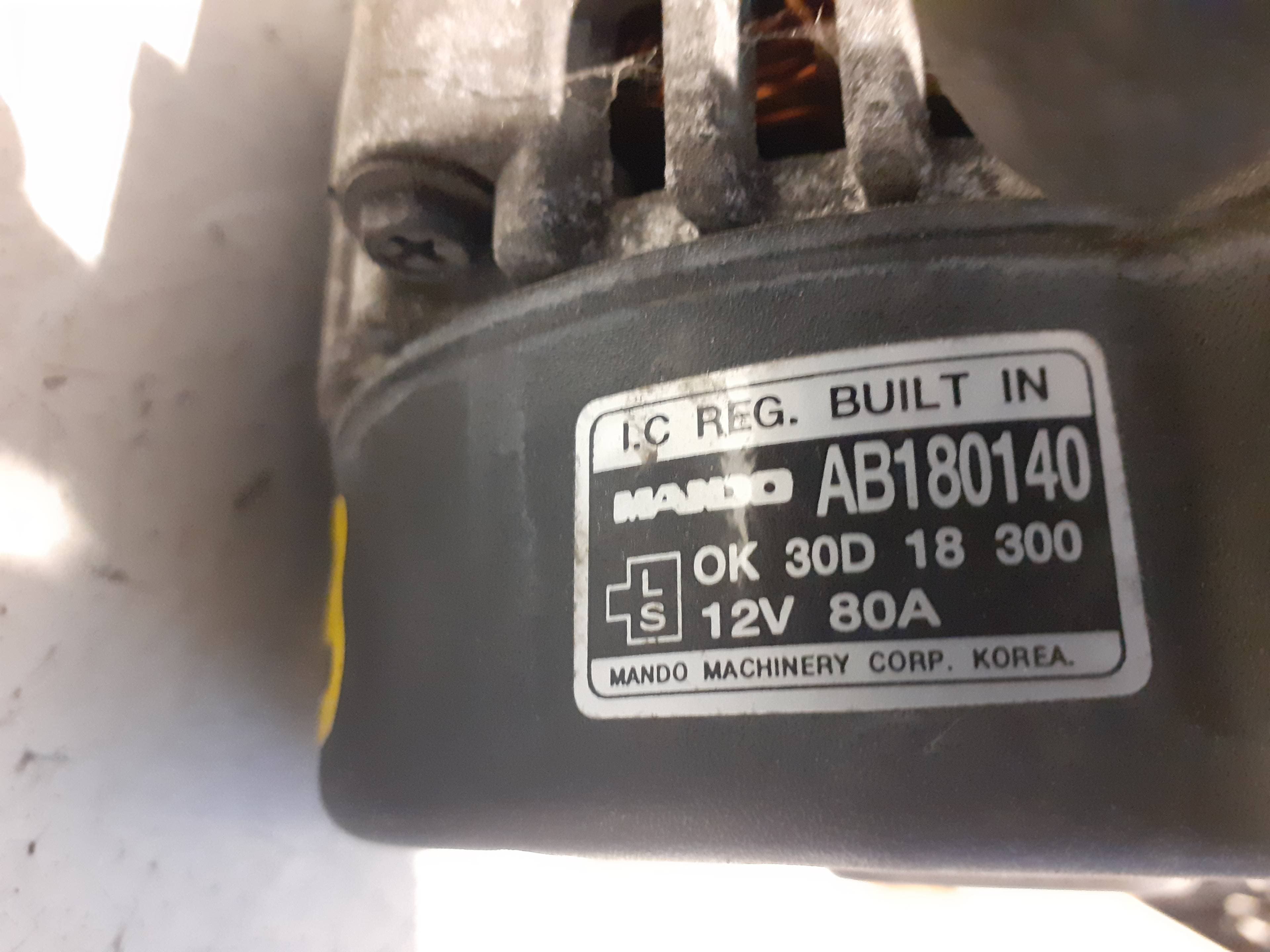 Alternador KIA RIO 2